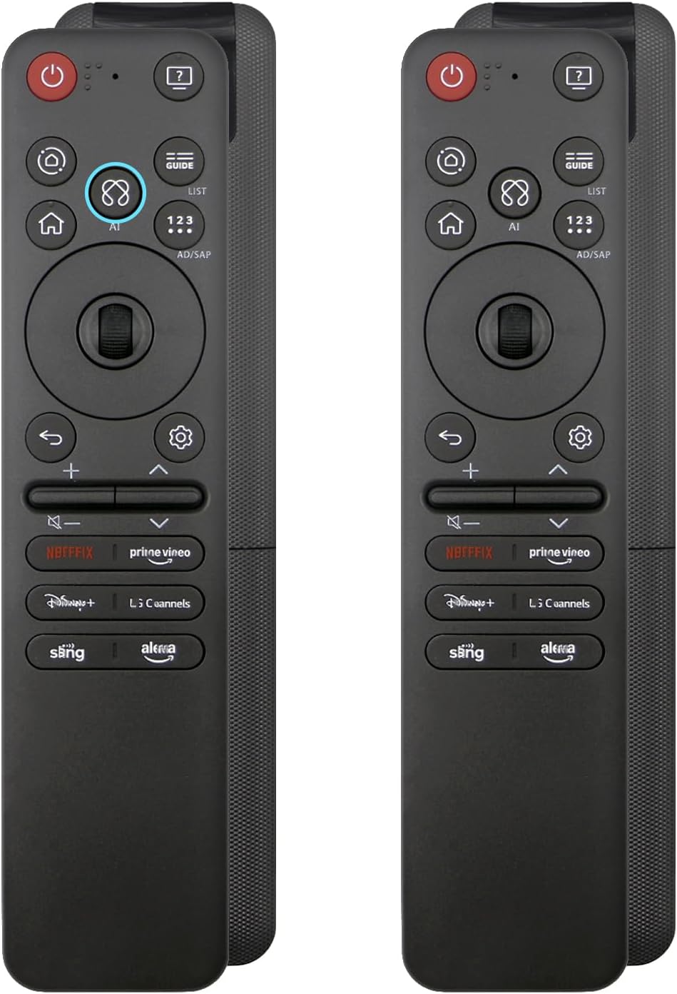 2 Pack MR25GA AKB76046602 Replacement AI Magic Voice Remote Control for 2019 to 2025 WebOS TV Compatible with LG AN-MR25GA/MR24GA/MR23GA,AN-MR22GA/22GN/MR21GA,for UHD OLED QNED NanoCell 4K 8K