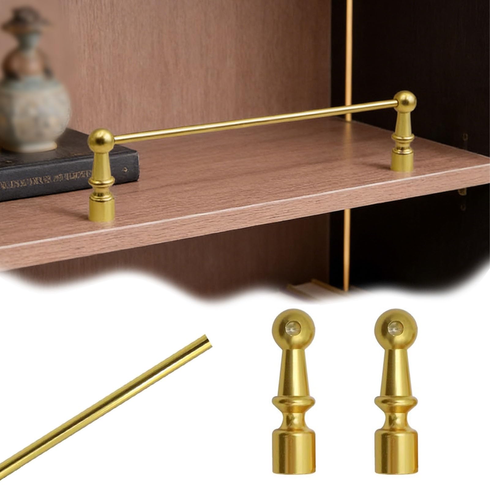 Garde-corps en aluminium durable, double broche et barre