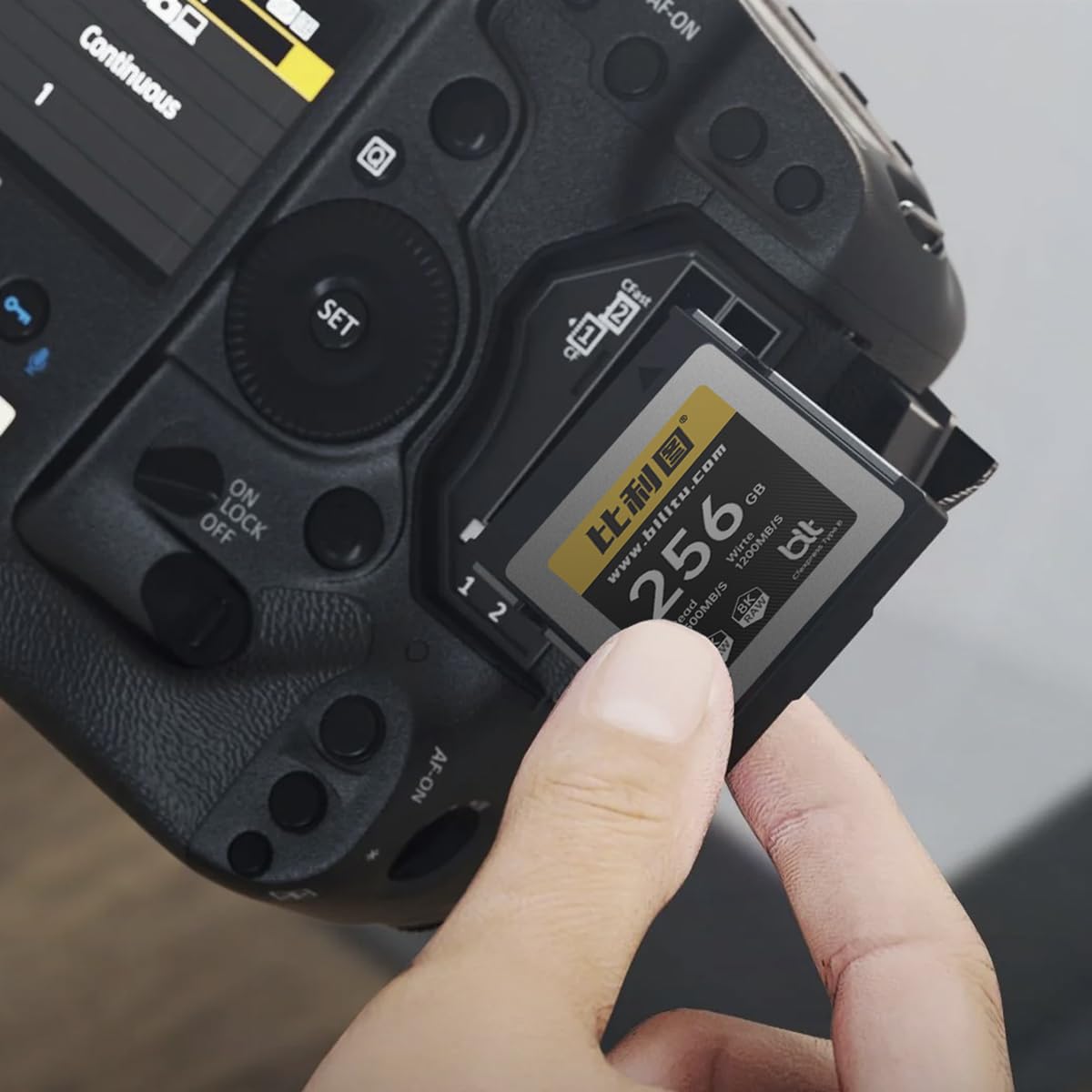 Bilitu - Scheda di memoria professionale CFexpress tipo B, 128 GB, adatta per fotografi, fotografi, fino a 1500/1200 MB/s, video 4K 6K