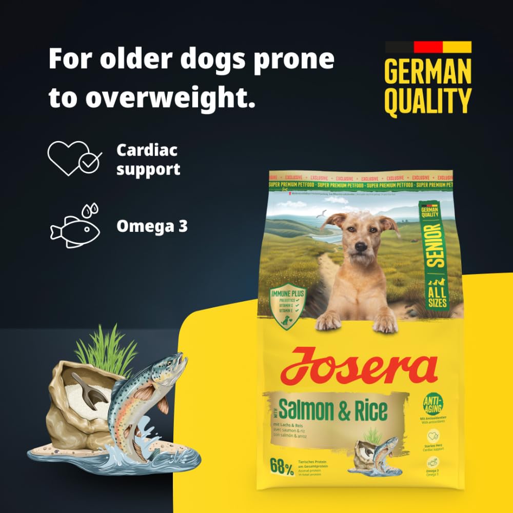 Josera Senior Salmon & Rice 12,5 kg Trockenfutter für Hunde
