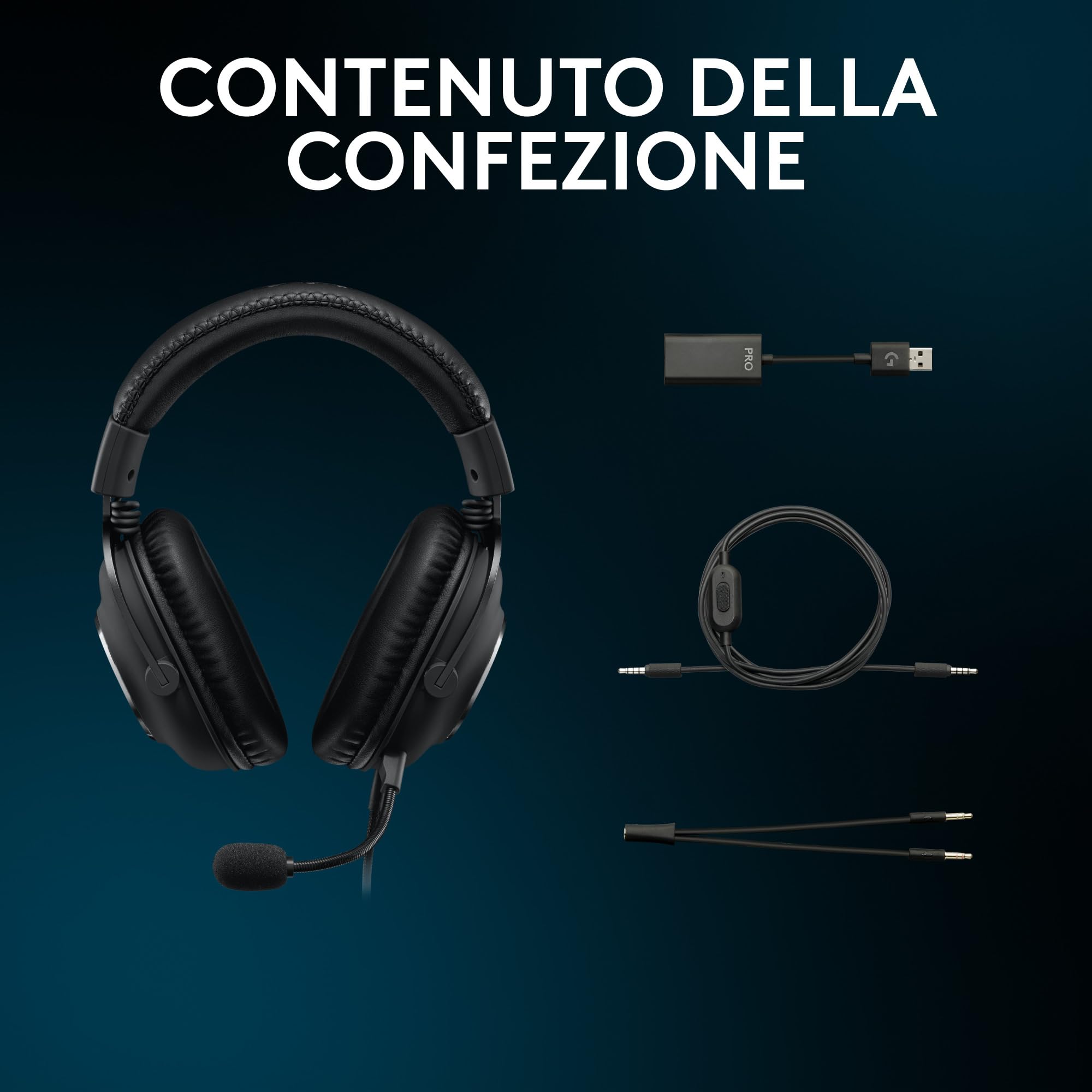 Logitech G Pro X SE Cuffie da gioco cablate con microfono staccabile DTS Headphone:X 7.1 per PC Xbox PS5 PS4 DAC USB Nero
