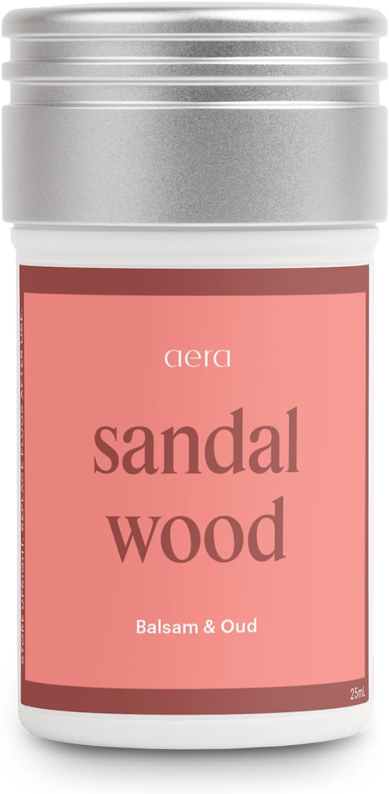 - Aera Sandalwood - Essential Oil for Home - Inspiring Calm Fragrance - Notes of Sandalwood, Balsam and Oud - Scent Refill - Works with The Aera Diffuser