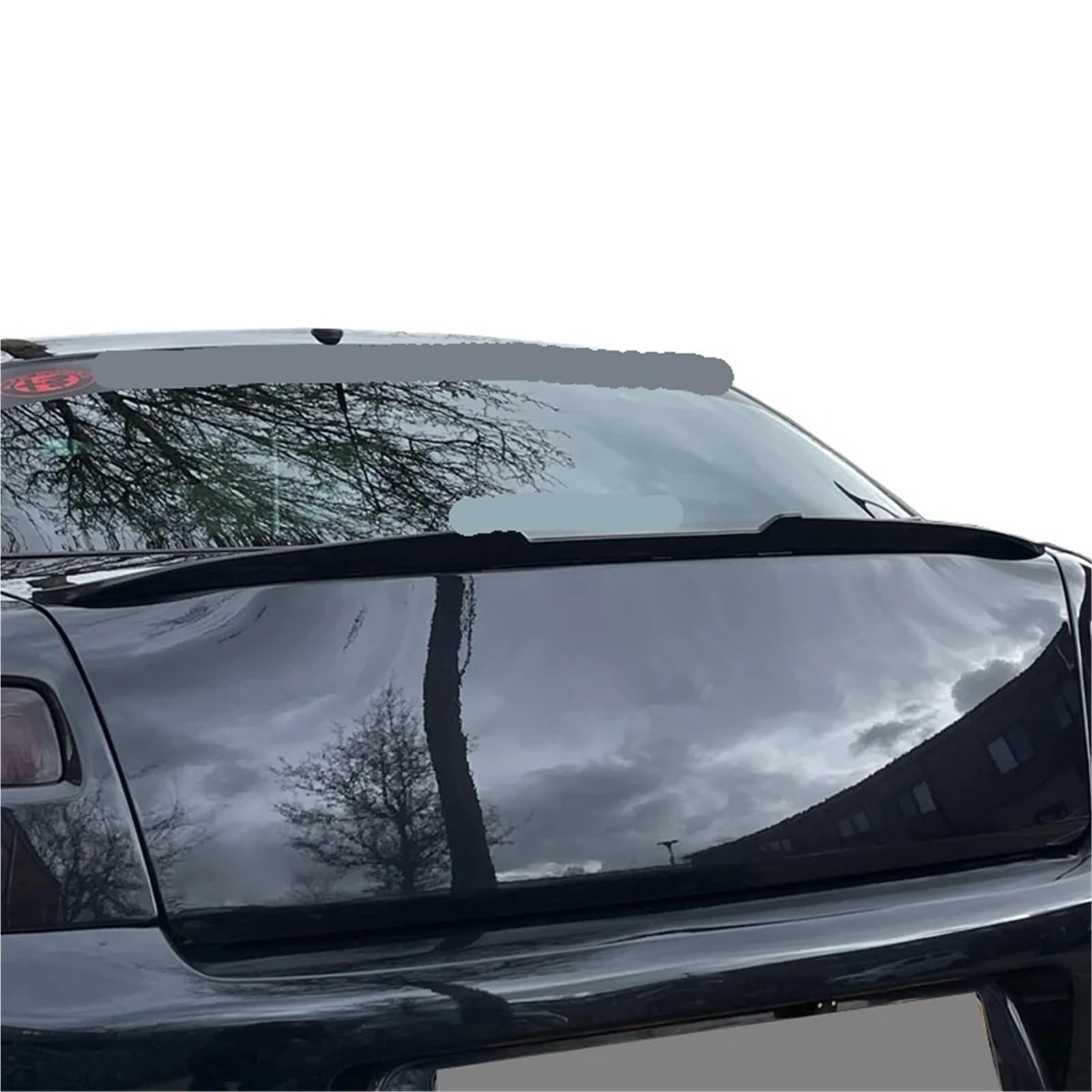 Spoiler Frontali per Auto Spoiler Posteriore Universale per Auto, berlina, Hatchback, Fai da Te, Lunghezza Adatta per Passat B8, Adatto per Audi A3, A6, C7(Style 1 Matt Black)