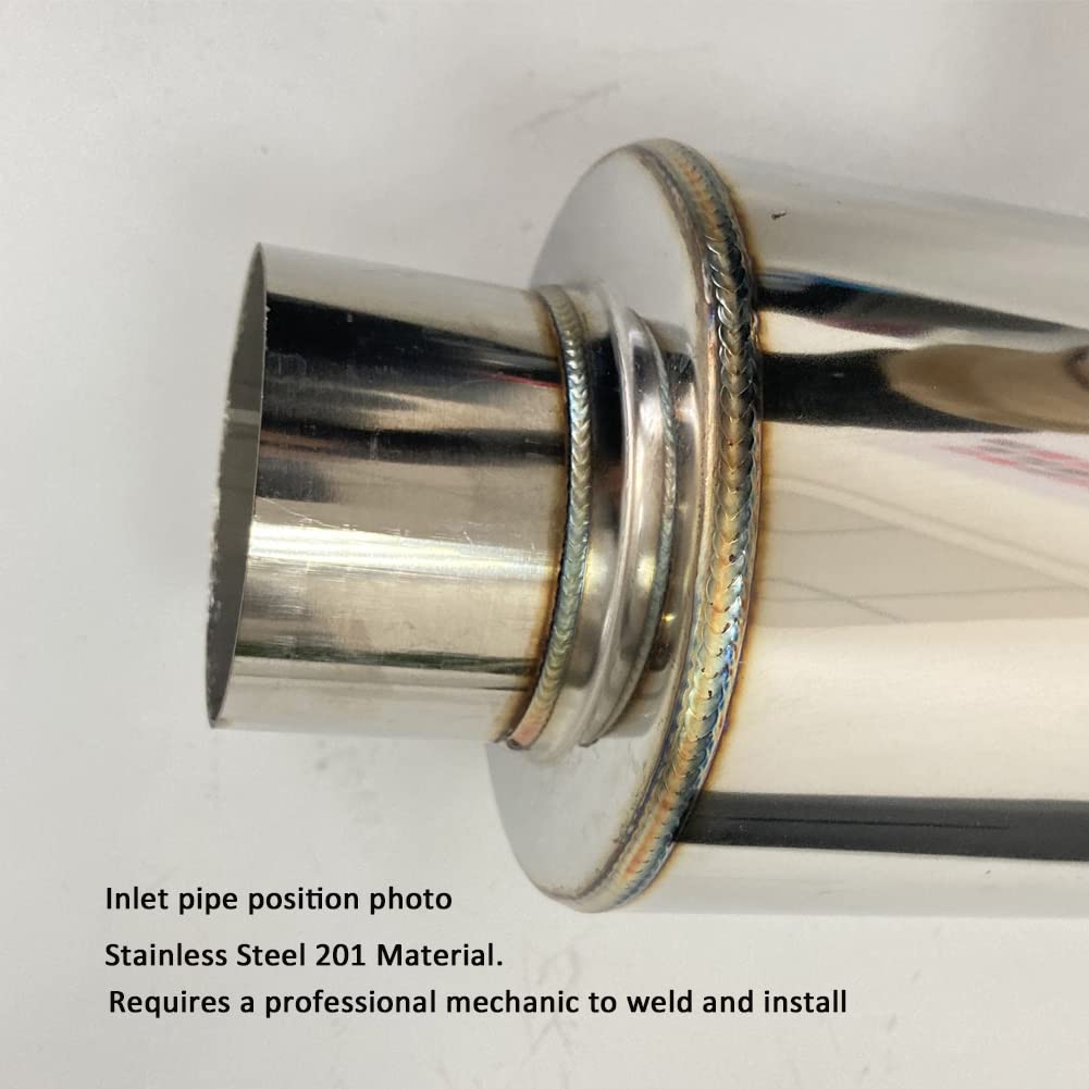 RCCT 2.5 Inch High Flow Muffler 2.5'' Loud Muffler Exhaust RCCT 2.5 Inch High Flow Muffler 2.5'' Loud Muffler Exhaust