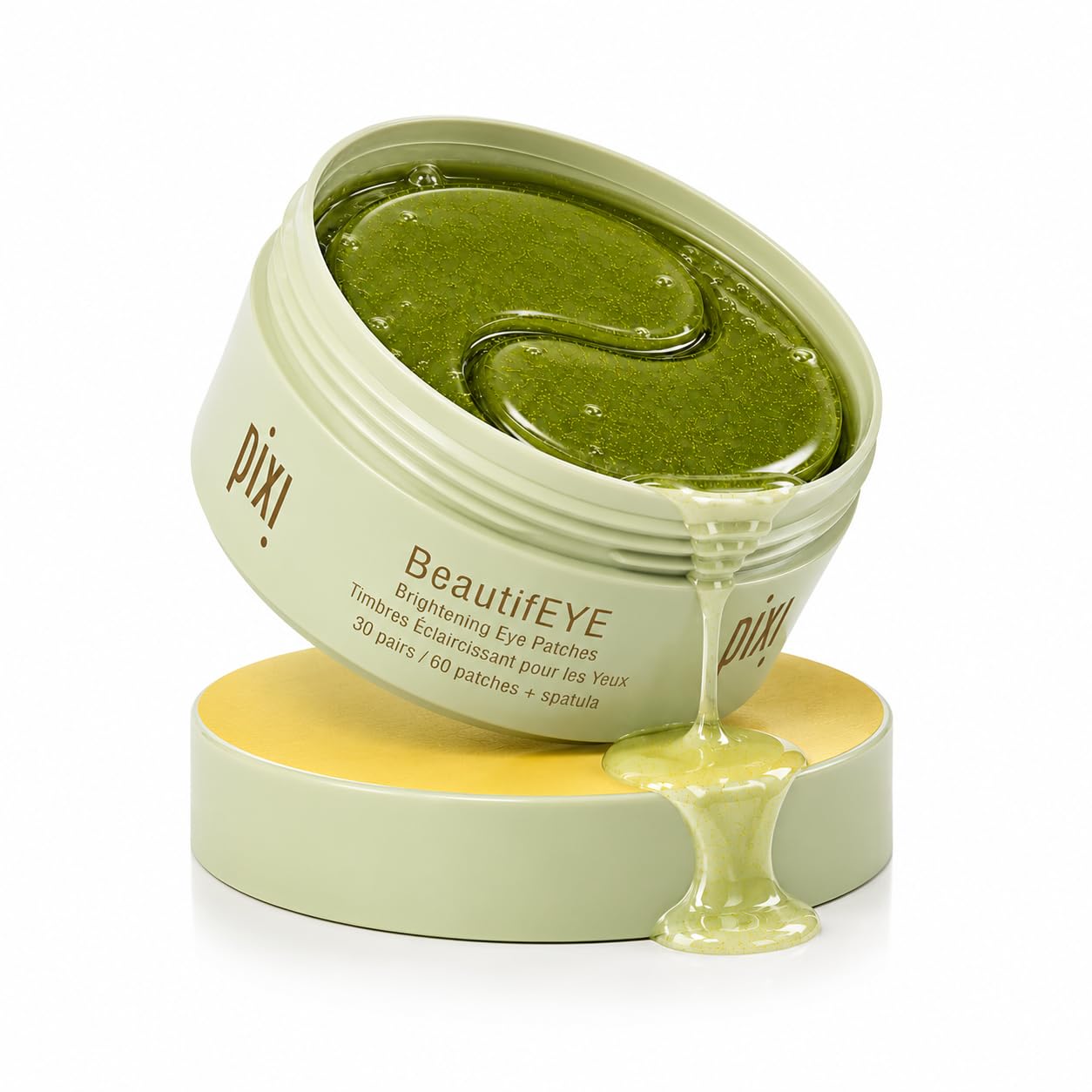 Pixi BeautifEYE Hydrogel Under-Eye Patches | Refreshing Eye Patches for Dark Circles | Brighten & Hydrate Under Eyes | 30 Pairs / 60 Patches