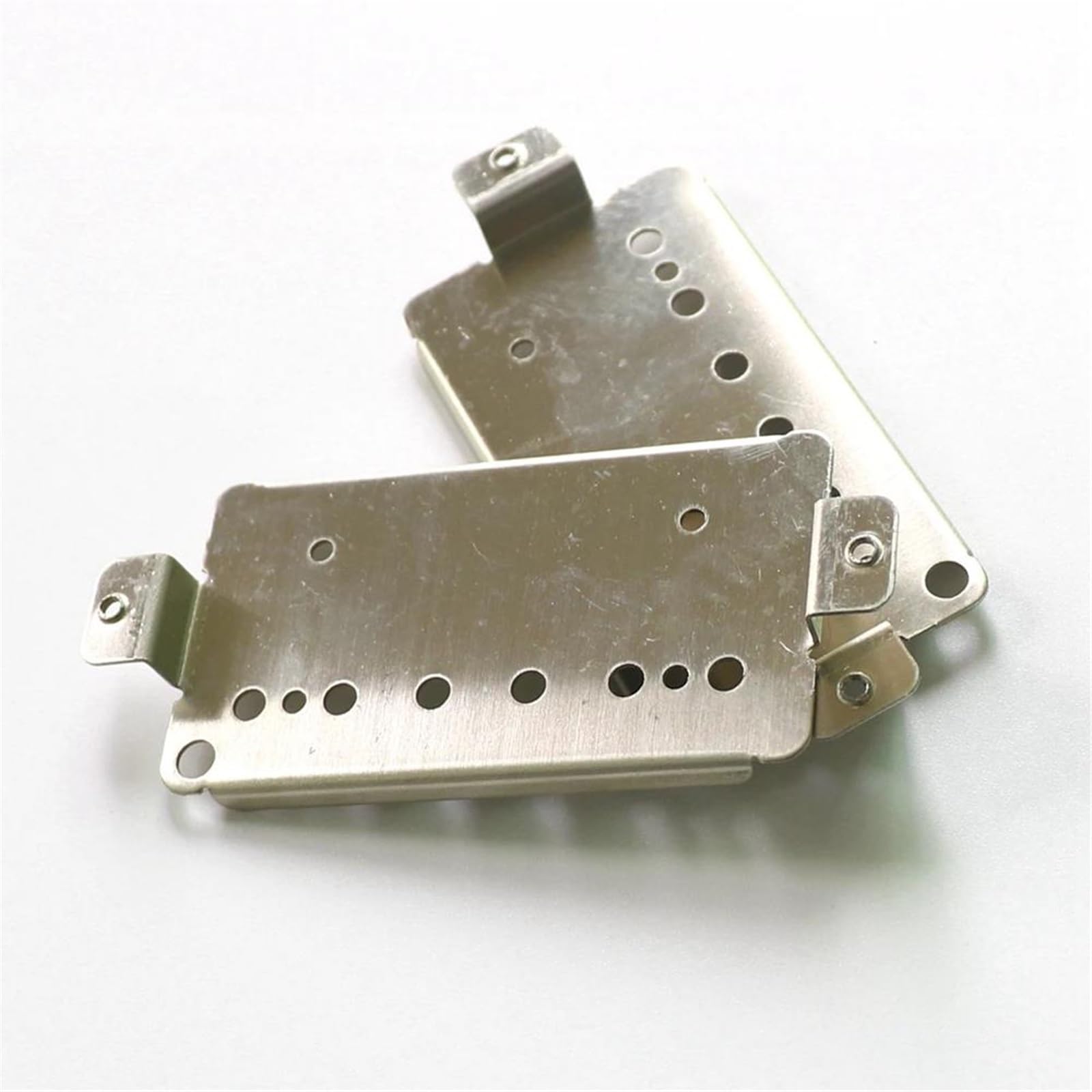 gitarrenzubehör für anfänger 2 Stück Standard-Schraubenlöcher Vintage-Nickelsilber Für LP-Humbucker-Gitarren-Tonabnehmer-Grundplatte Mit 50/52 Mm Saitenabstand(50mm)