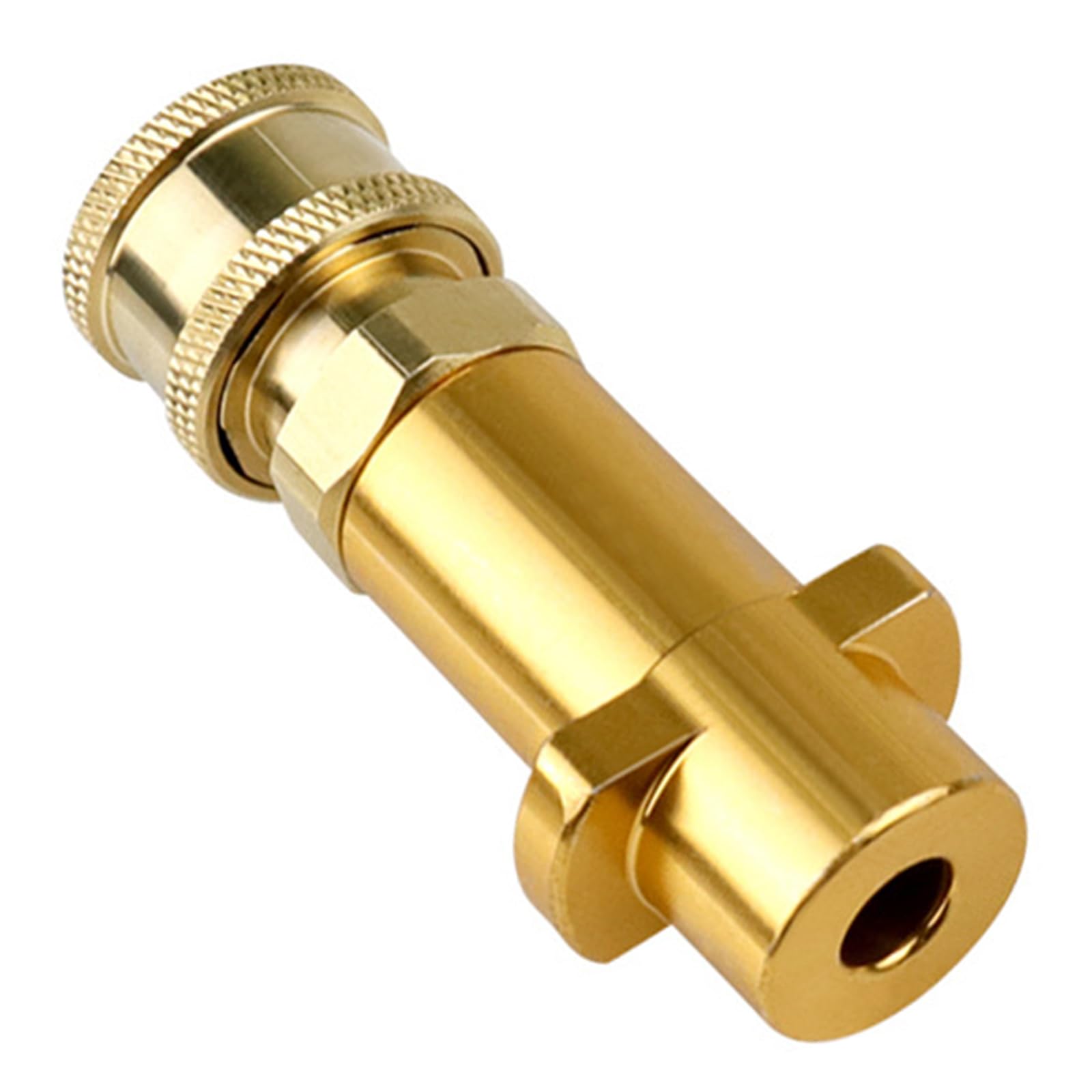 Tsophreniq Copper Alloy Durability Brass Quickly Connecting Fitting Pressure Washer Adapter For High, 1 / 4Inch Interfaces Adapter High Connector