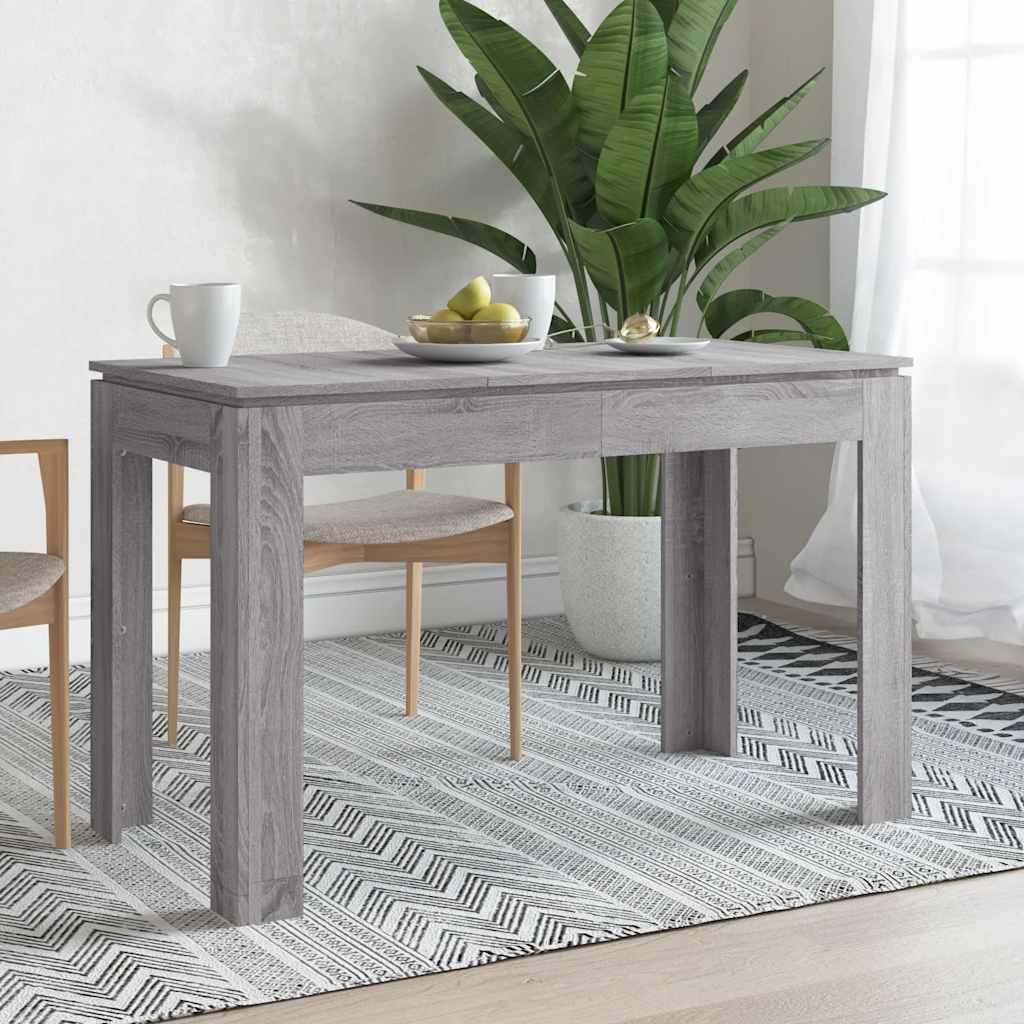 Sonoma Esstisch, grau, 120 x 60 x 76 cm, Holz, D-Technik | Glatte Oberfläche, robust, leicht zu reinigen, feuchtes Tuch, Thekentisch, Restaurant, Bistrot