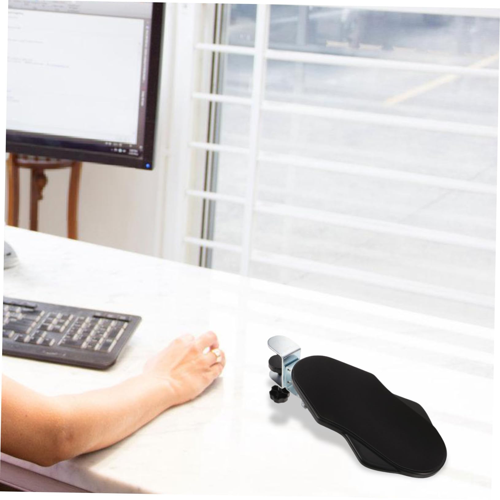 Reposabrazos Ergonómico Para Escritorio Apoyo Para Muñecas, Soporte Ajustable Taladros Para Oficina o Hogar