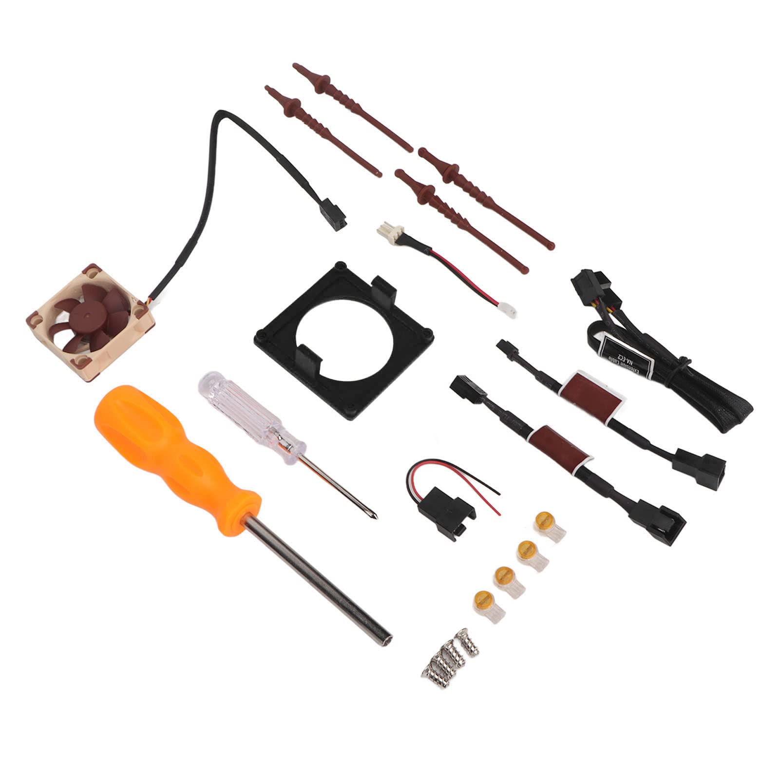 Topiky Kit di Montaggio Ventola Stampa 3D per, Supporto Ventola di Raffreddamento 40x10mm, Staffa Adattatore, Telaio Stampato 3D di Ricambio per Console