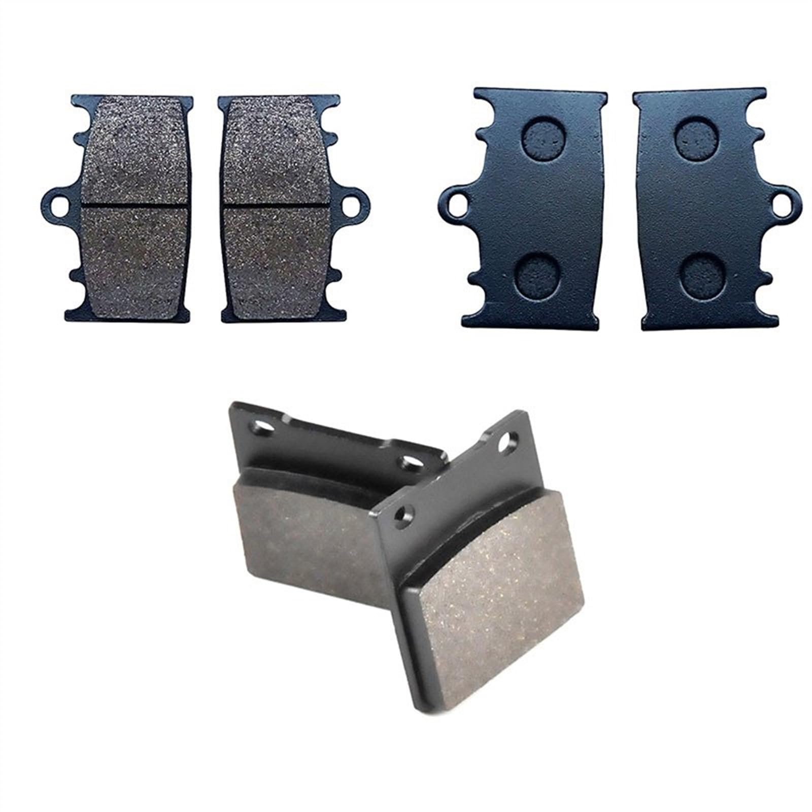 INPETS Per Suzuki RGV250R GSF400S GSX400 1989 1990 GSXR250R GSF400 per Bandit GSXR40 Moto Posteriore Anteriore Pastiglie Freno Moto Posteriore Pastiglie Freno (Color : 3pair Complete Set)
