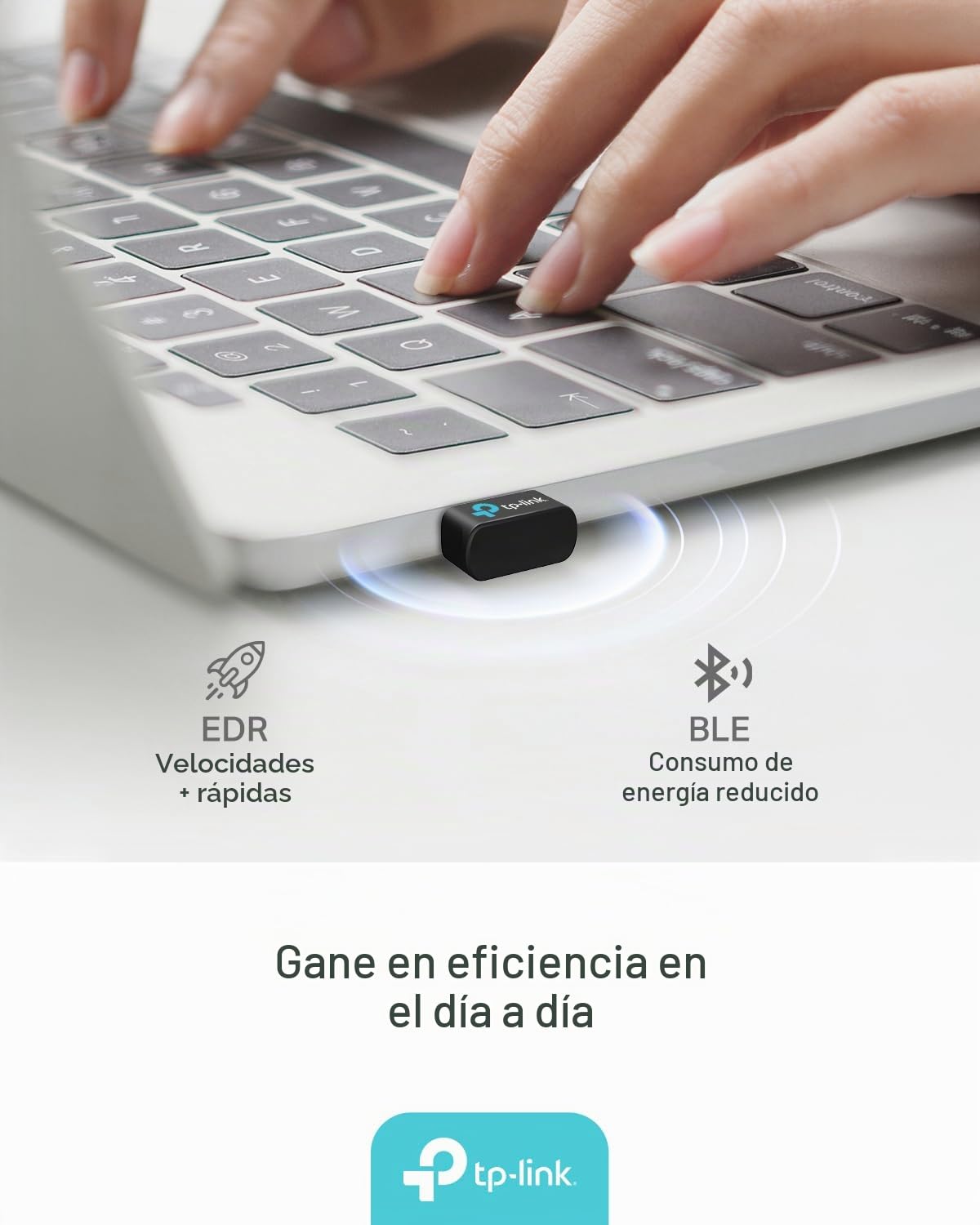 TP-Link UB600 - Adaptador Bluetooth 6.0 para PC, USB Bluetooth Stick para ratón/Teclado/Auriculares/teléfono Celular/Controlador, Plug & Play, Solo para Windows 11/10/8.1/7