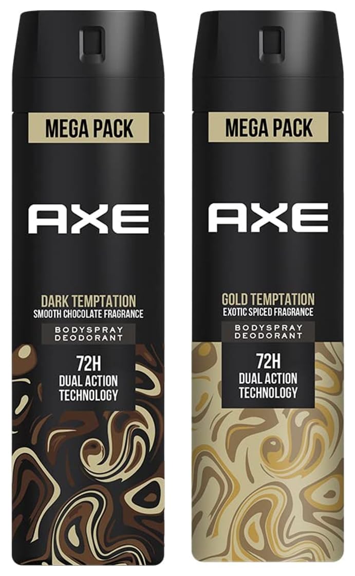 AXE Dark Temptation Long Lasting Deodorant Bodyspray For Men 215 ml & AXE Gold Temptation Long Lasting Deodorant Bodyspray For Men 215 ml-image-7