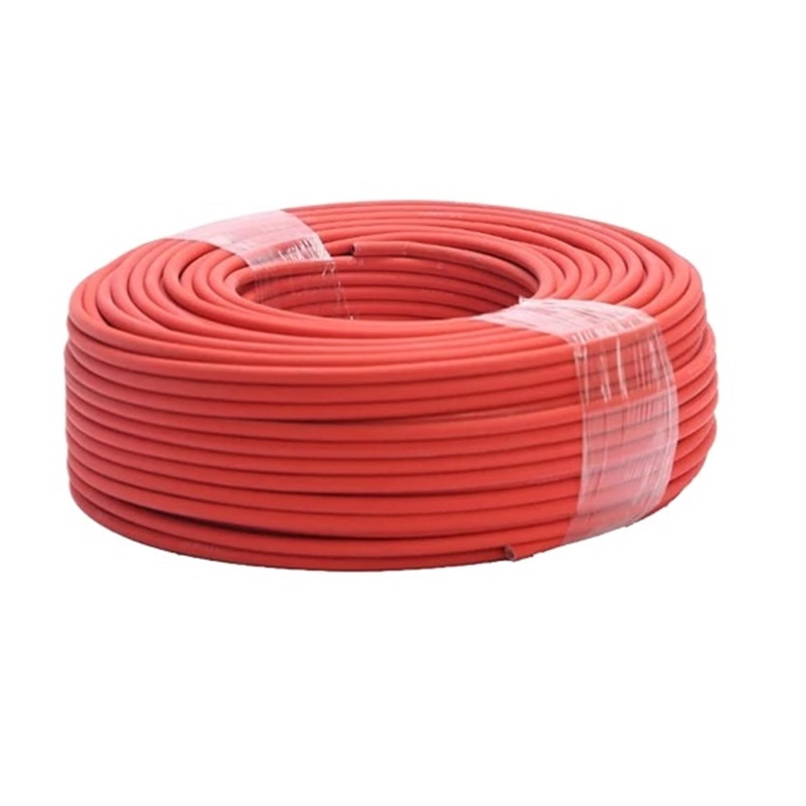 AWG16/14/12/10/8/6/4 Solarkabel, rot und schwarz, verzinntes Kupfer, doppelt ummantelter Draht for Solar-Photovoltaik-System, TÜV-Zulassung (Color : Red Black, Size : 5M_10AWG-6MM2)
