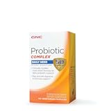 GNC Probiotic Complex Daily Need Supplement, Provides Digestive and Immune Support, 50 Billion CFUs, 60 Vegetarian Capsules, 60 Servings