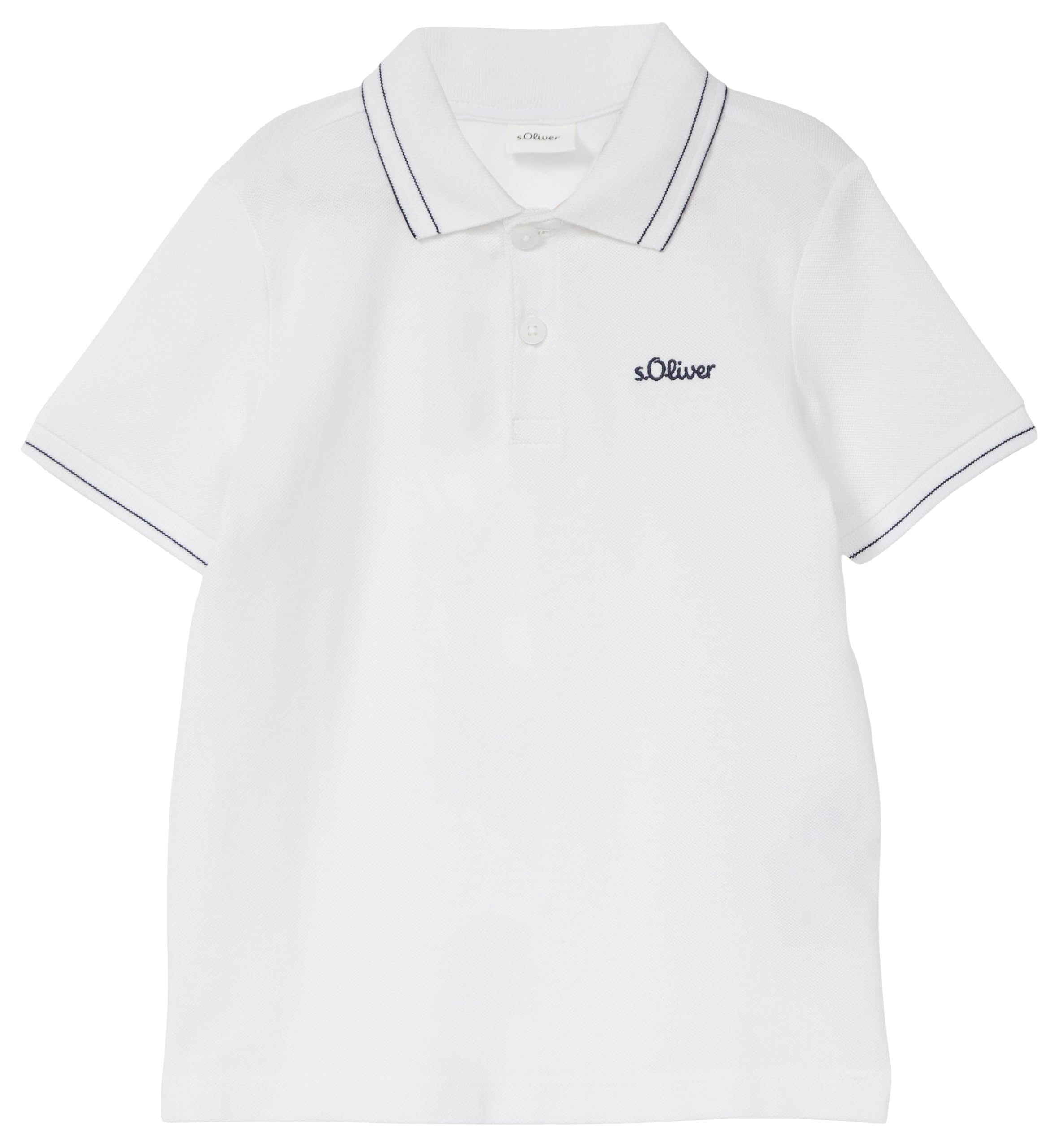 s.Oliver Junior Jungen Polo-Shirt 2175798 White 128/134