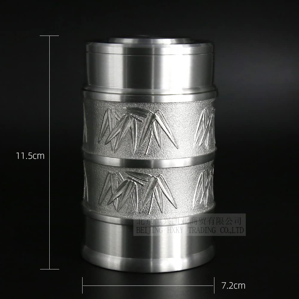 d*9様 中国 錫 茶缶 2点セット 中国 錫 茶缶 2点セット - メルカリ