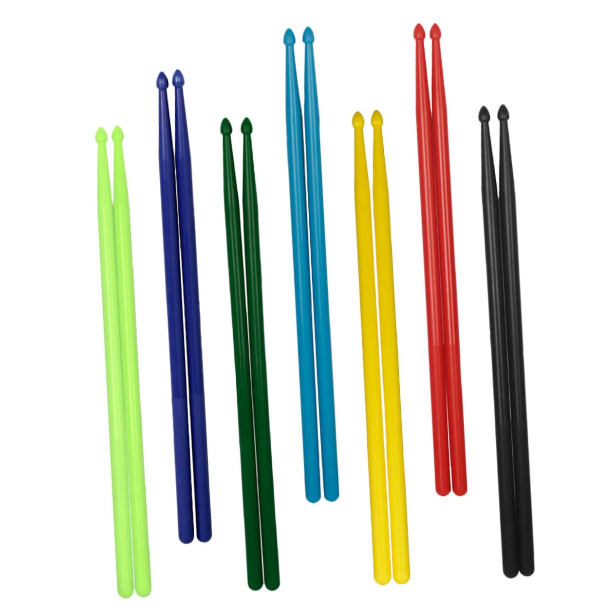 SUPVOX 7 Paia Bacchette per Batteria Set Impugnatura Confortevole e Senso del Peso 5a in Nylon per Casa e per Musicisti e Studenti