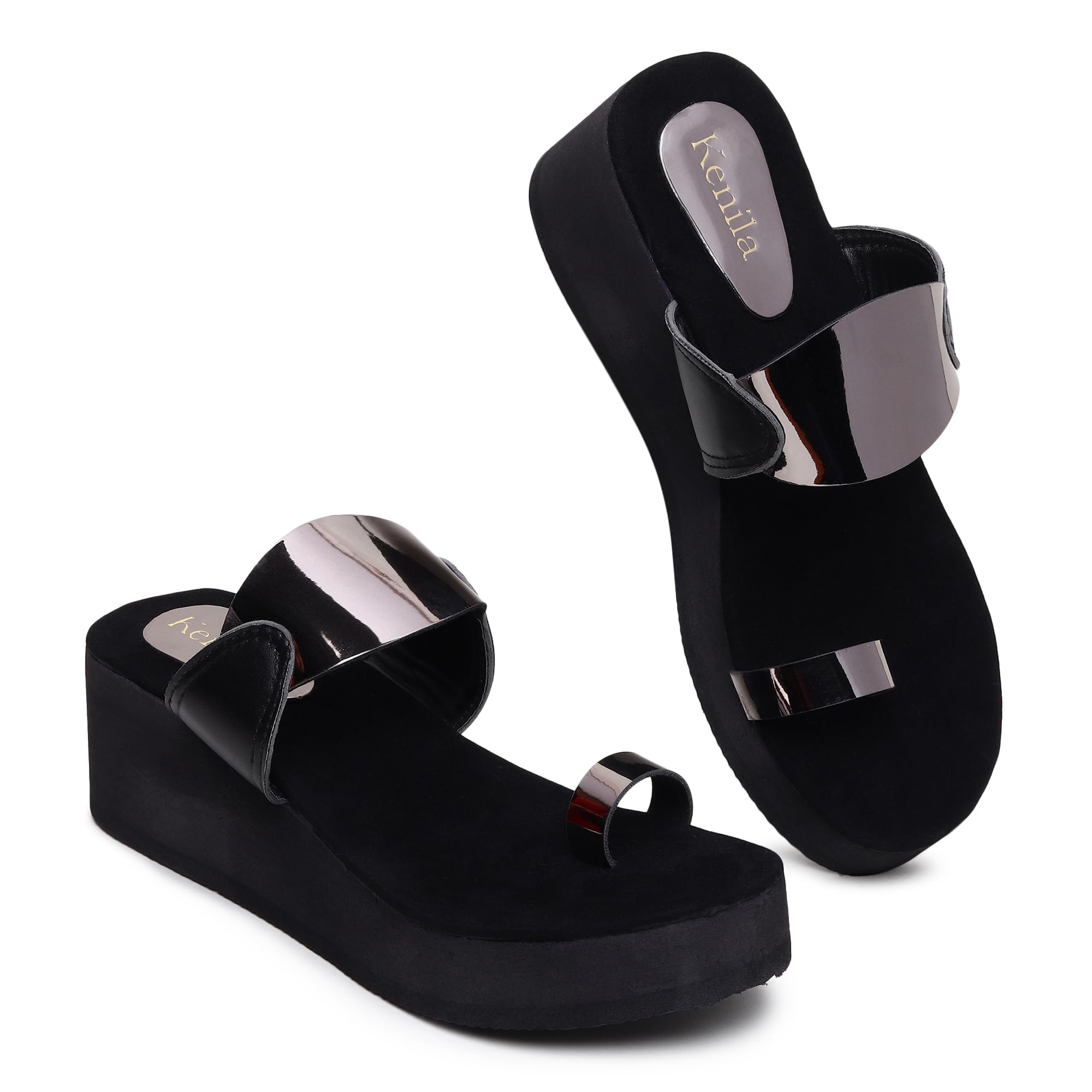 Kenila Women Wedges Silver37 (B0CJJ49WB5) Amazon Price History, Amazon Price Tracker