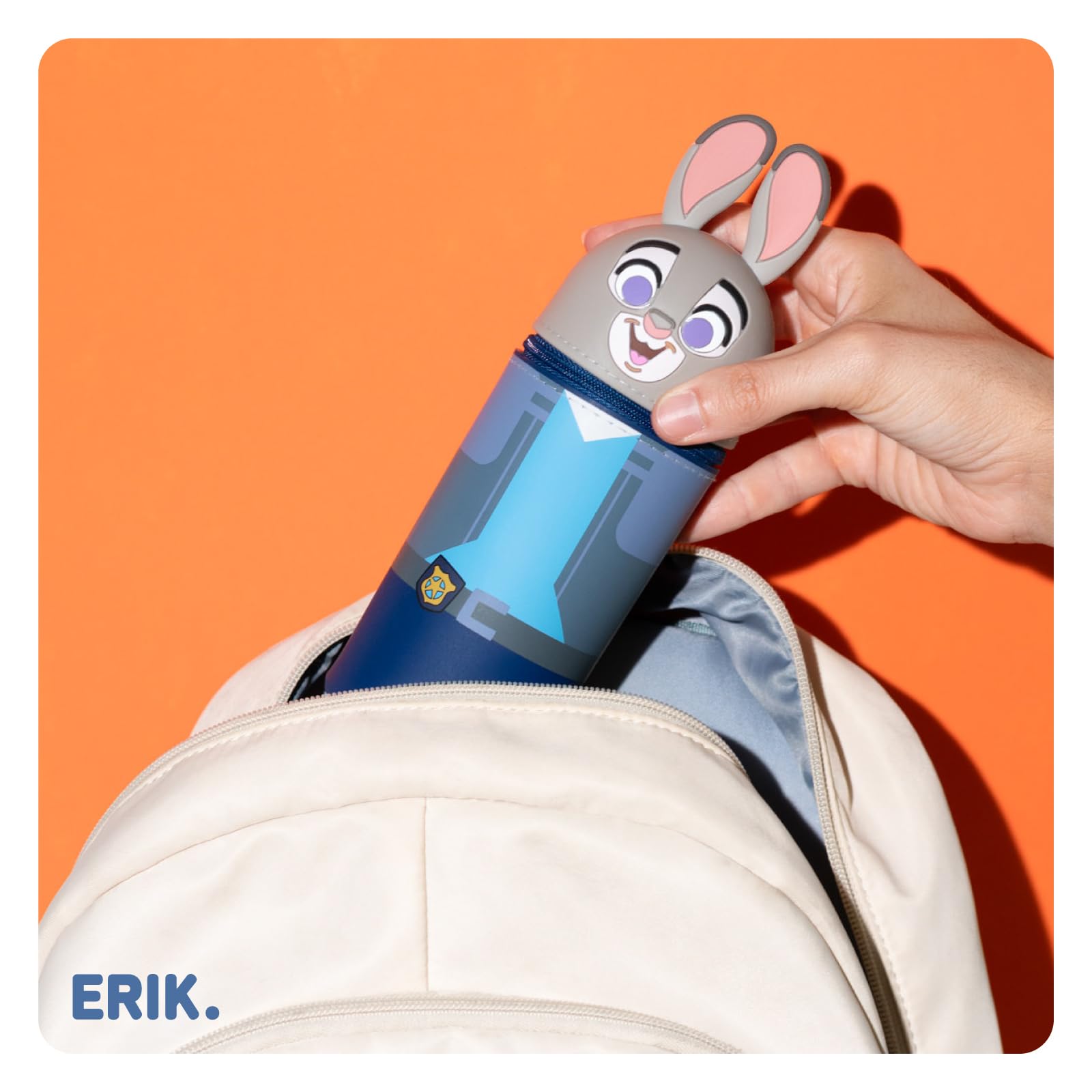 Grupo Erik Trousse Scolaire Disney Zootopia Judy Hopps Extensible Silicone Fournitures Bureau Papeterie Cadeaux