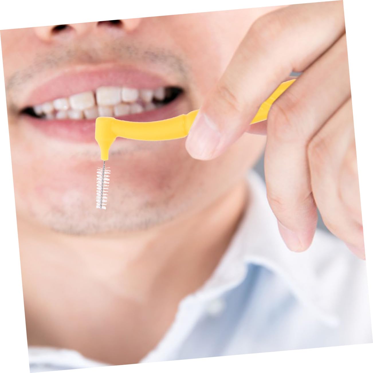 FOMIYES 150 Stk Interdentalbürste Zahnbürste Bürste Für Zahnreinigungswerkzeuge Zahnreinigungsbürste Zahnseidenbürste Für Die Zähne Hosenträgerbürste Nylonwolle