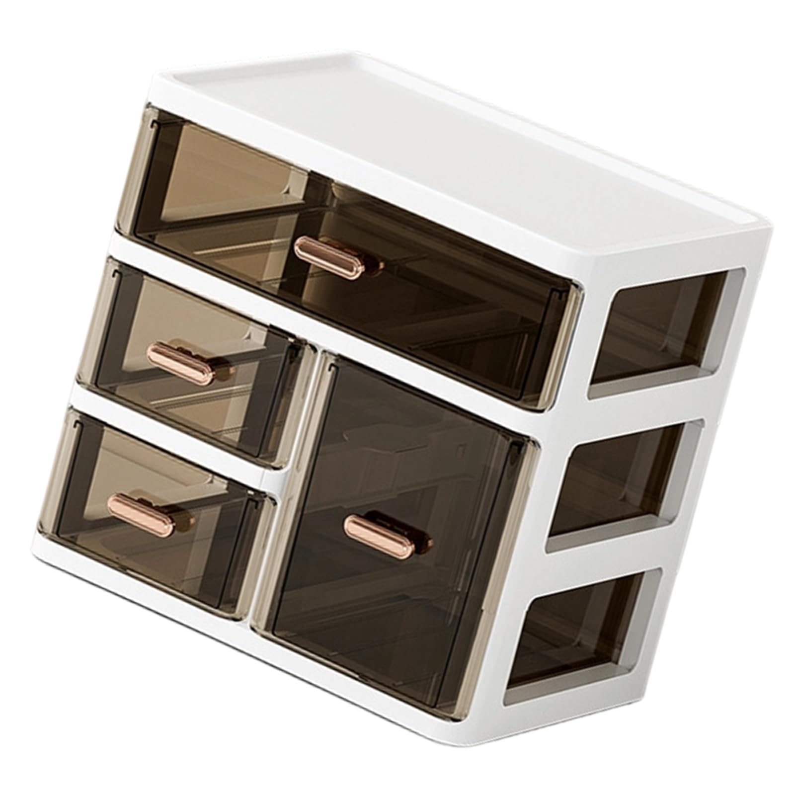 Shurhome Practical Desktop Storage Option with Visible Compartments and Removable Partitions Offices Planner