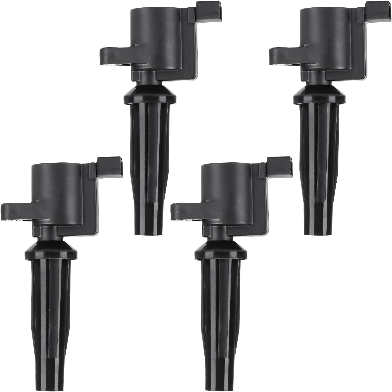 Ignition Coil Pack for Ford Escape 2.3L 2005-2008, Focus 2.3L 2003-2007, 2L 2005-2011, Transit Connect, for Mazda 3 2L 2.3L 2004-2005, for Mercury Mariner, Replaces DG507 DG541 C1453, 4PCS