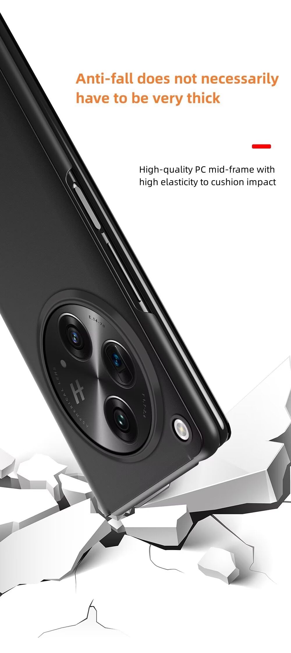 YKNIUFLY Etui na telefon komórkowy do OnePlus Open, funkcja stojaka, lustrzana powłoka na całe ciało, 360°, Smart Cover etui ochronne do OnePlus Open. (fioletowe)