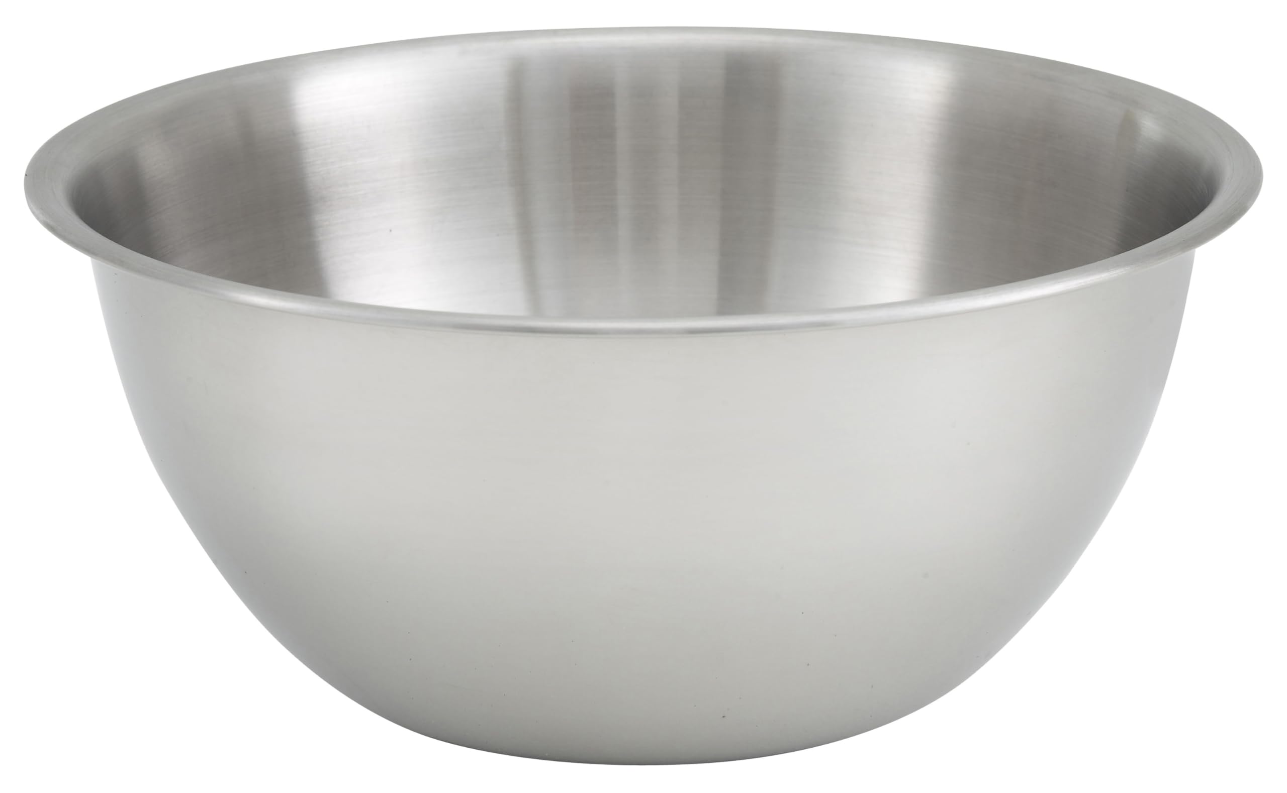 Winco Deep Mixing Bowl, 3-Quart, Medium, Stainless Steel