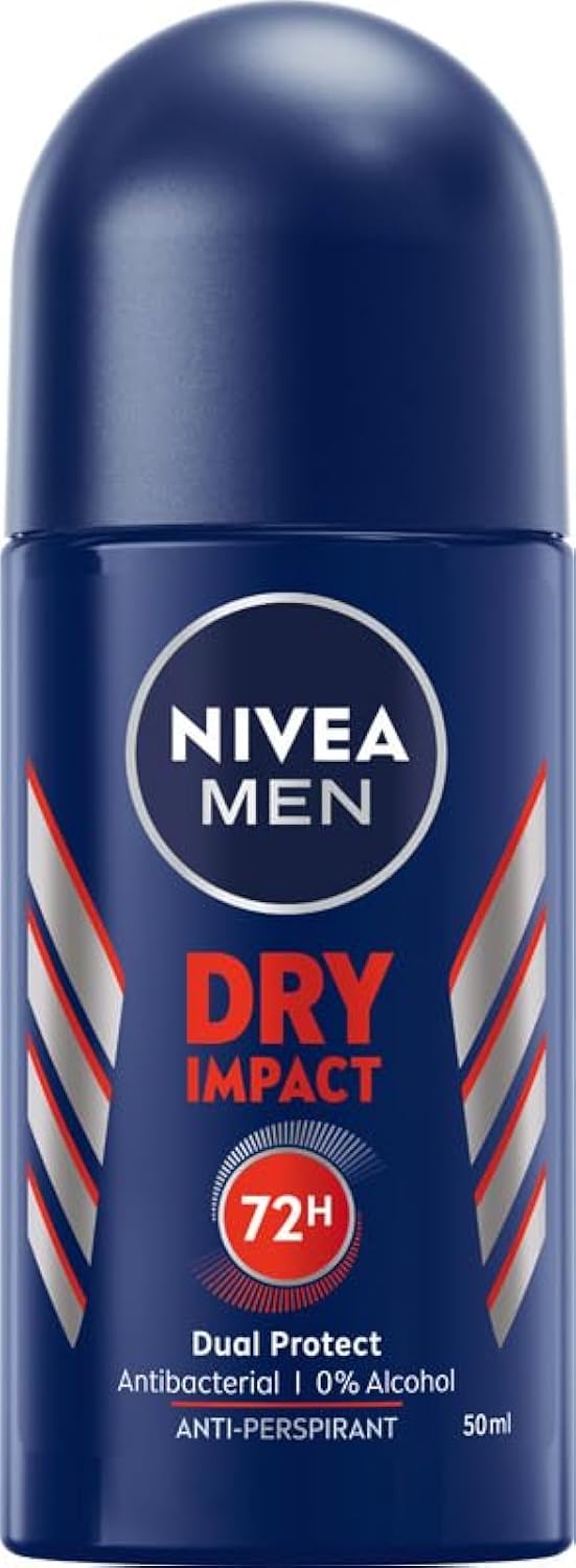 Nivea Men Dry Impact 72H Antitranspirant Im Ball Für Männer 50Ml