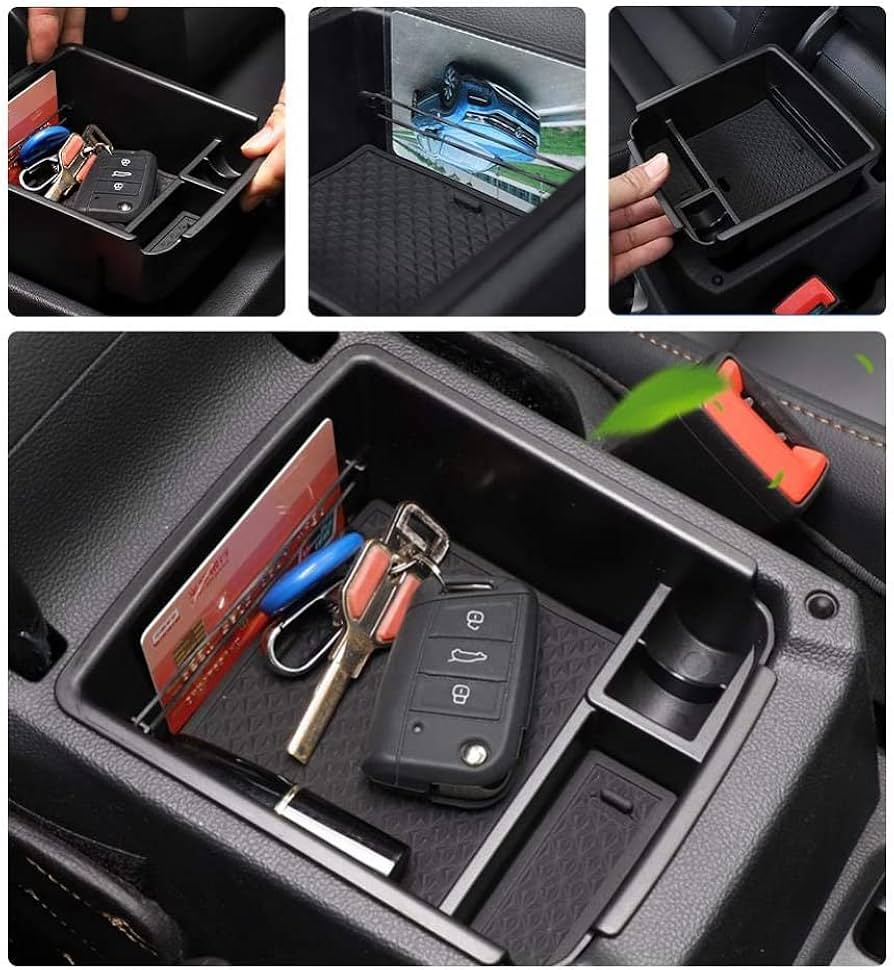 Lfotpp Car Armrest Organizer For Seat Tarraco V W Tiguan | INDIA