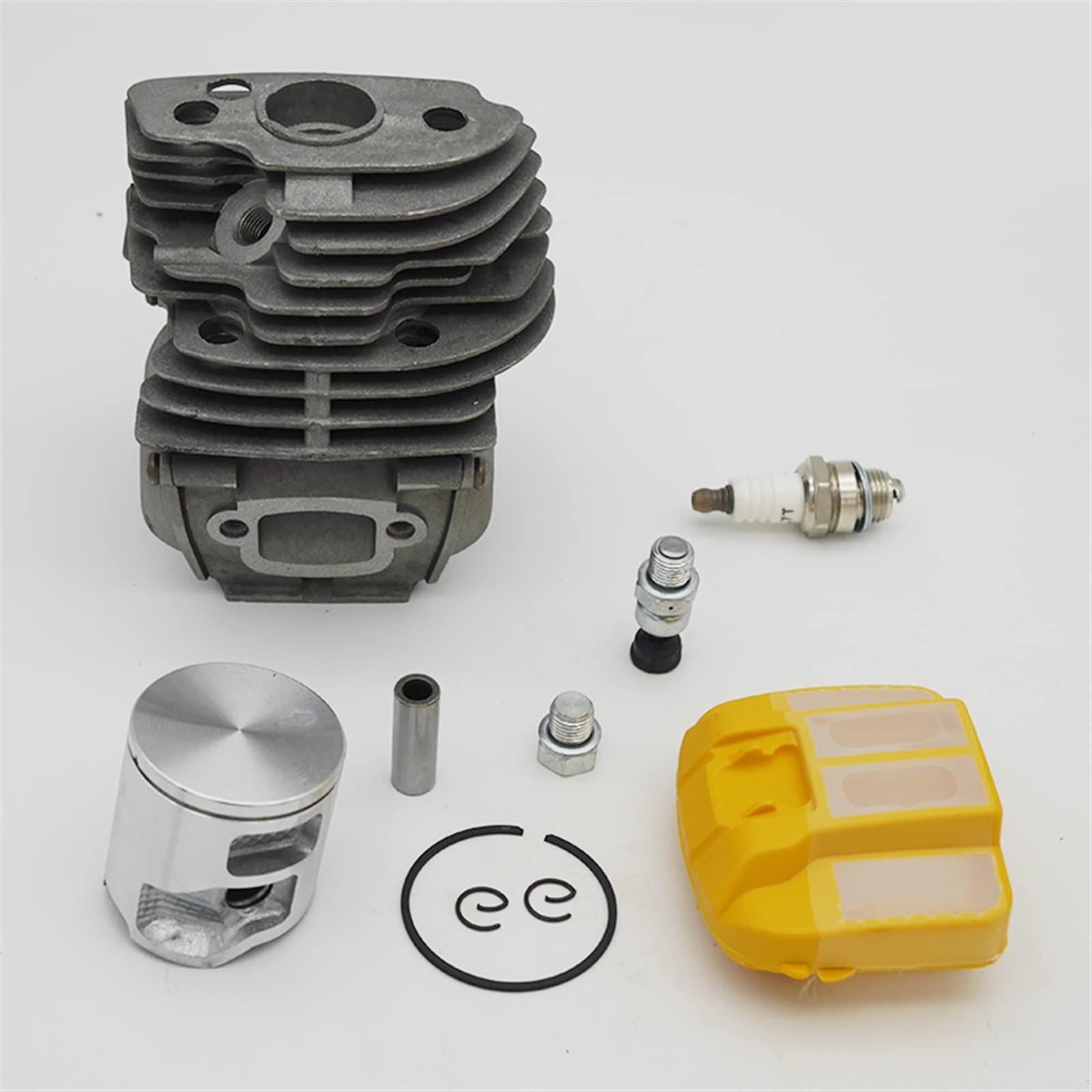 IWBR Conjunto de Filtro de Aire de pistón de Cilindro de 43MM y 46MM Apto for Husqvarna 545 550 555 560 562 for JONSERED CS2252 CS2260 Pieza de Motosierra de jardín (Size : HUS560 46MM)