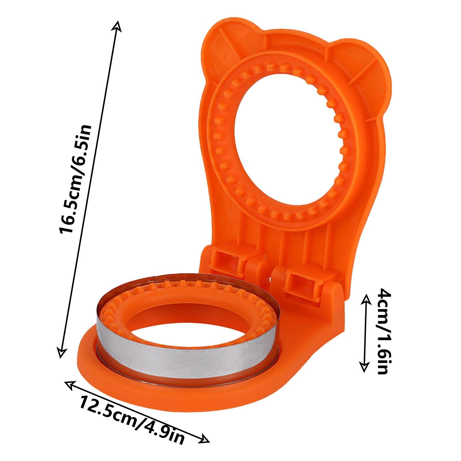 Sigillante e taglierina per sandwich - Tagliapasta per Panini in Acciaio Inossidabile Pancake Maker,Pane Cookie Cutters Sandwich Pie Cookie Pane Toast Stampo per bambini Gimocool