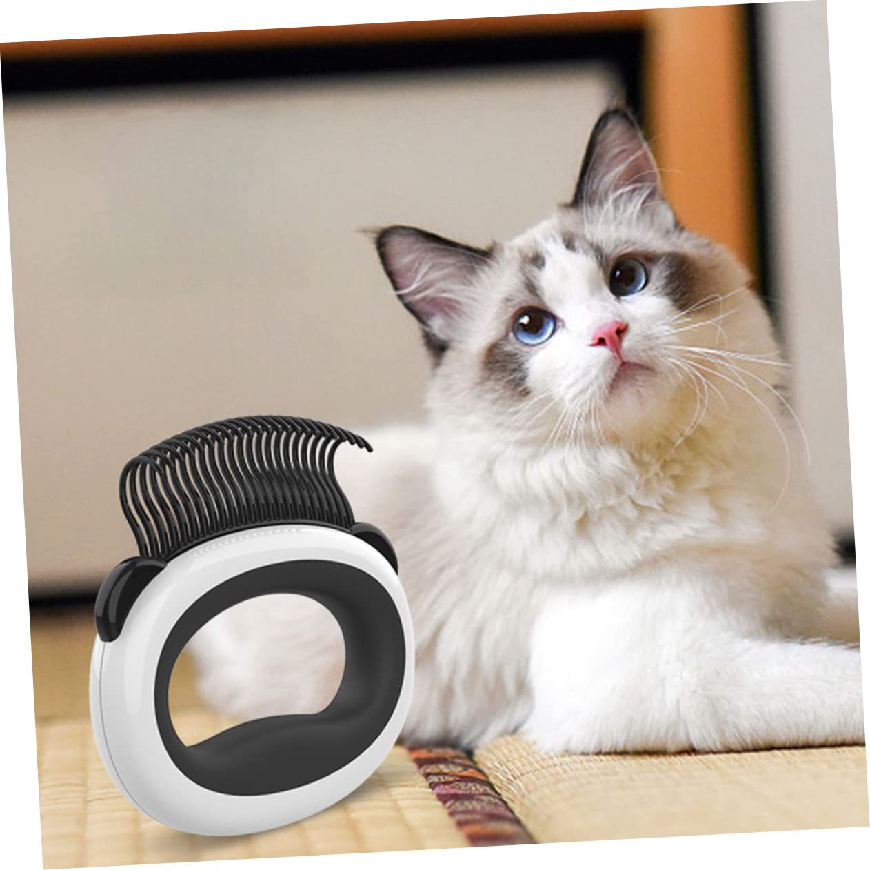 FRCOLOR 3piezas Cepillo Para Gatos y Gatitos Peine De Cuidado Para Eliminador De y Pelos Sueltos Herramienta De Limpieza De Pelo Para Gatos De Interior Diseño Ergonómico y Peine De