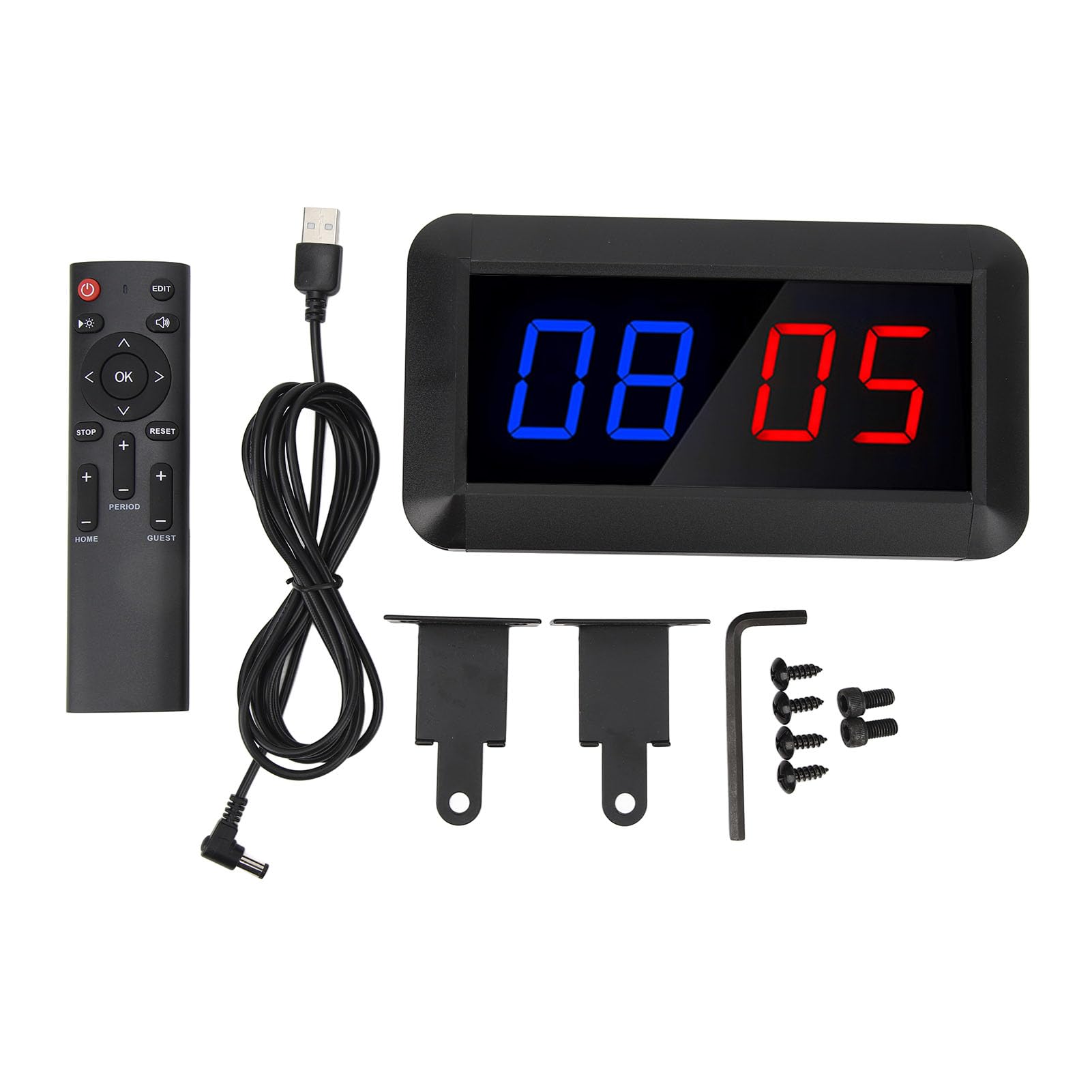 Tabellone Segnapunti Elettronico Portatile Con Treppiede E Telecomando - Per Basket, Pallavolo, Ping Pong - Display Luminoso 0-199 - 3