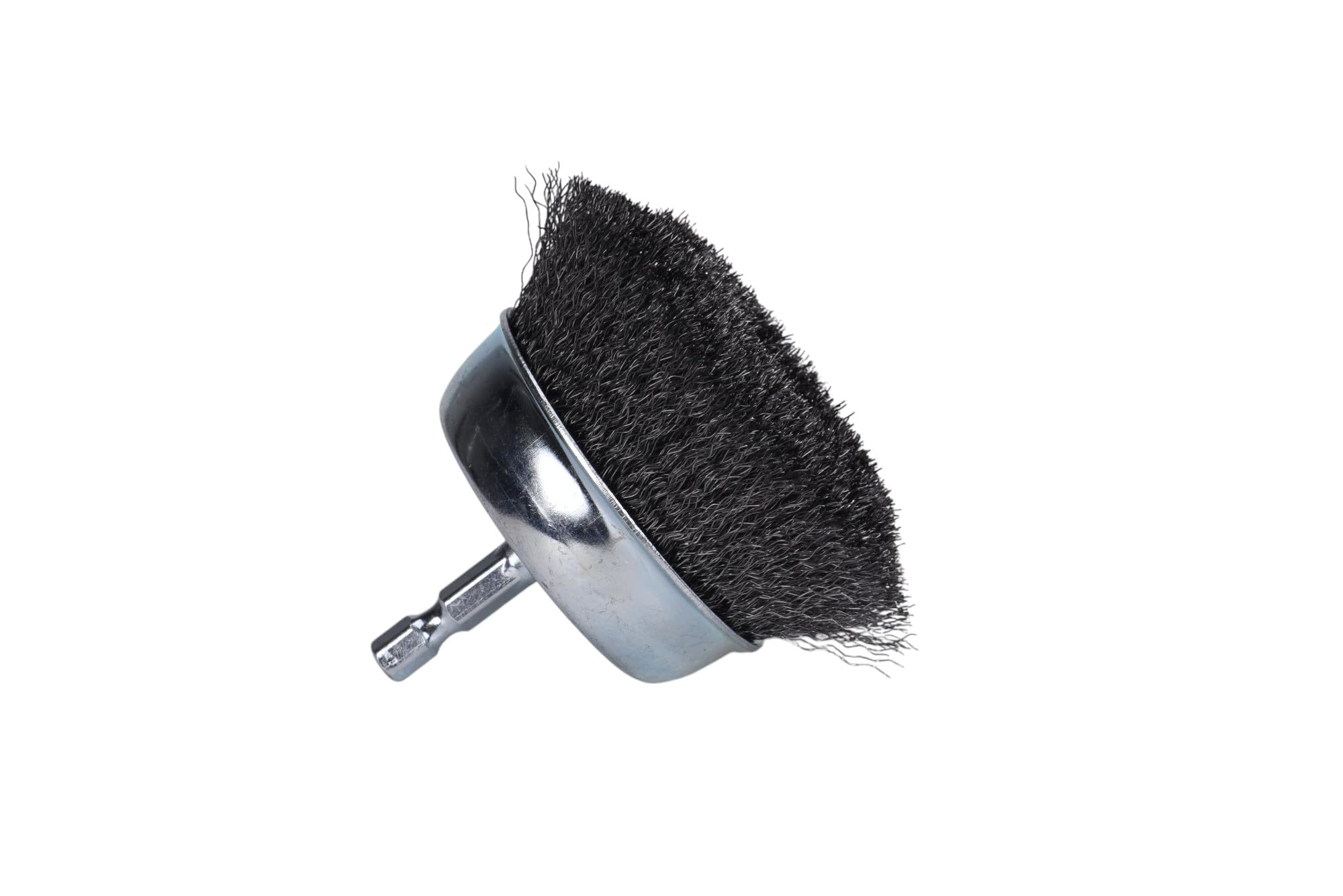 Century Drill &amp; Tool 76223 Drill Cup Wire Brush, 2-3/4" Fine &amp; Crimped | 1/4" shank, 0." wire diameter, cuts steel &amp; metal, heat and rust resistant coating