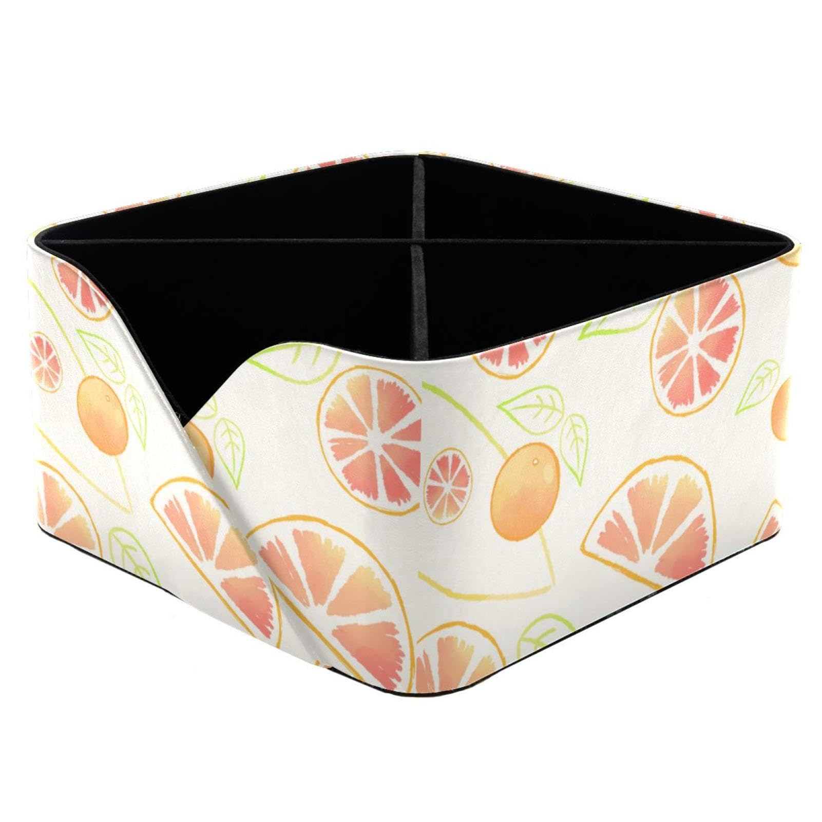 Boîte de rangement pamplemousse bac plastique multifonction maison