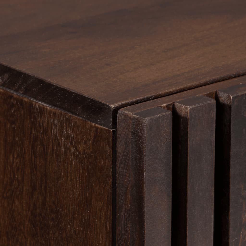 vidaXL Aparador marrón 60x34x100 cm madera de mango macizo