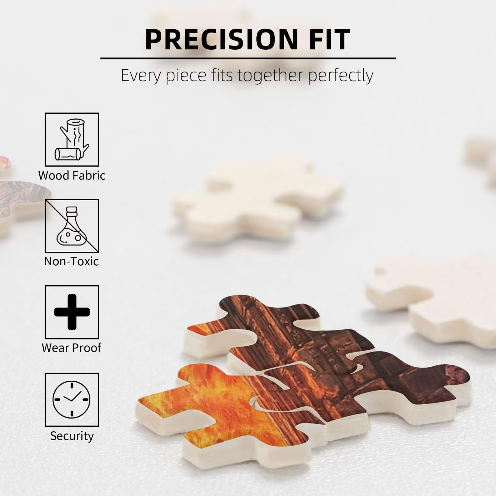 Phénix Puzzle Animal 3000 Pièces Adultes, DIY Puzzles Classiques Art avec Boîte d'emballage et Photos de Référence, Relaxation/Soulagement du Stress/Jeux Amusants, Creatif Cadeau pour Femme M-1798