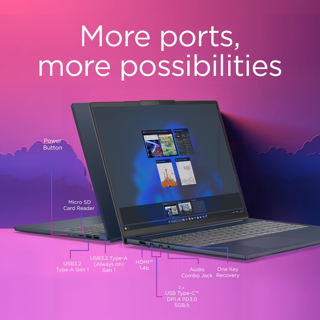 Lenovo IdeaPad Slim 5 | 16 inch WUXGA 1200p Laptop | Intel Core i5