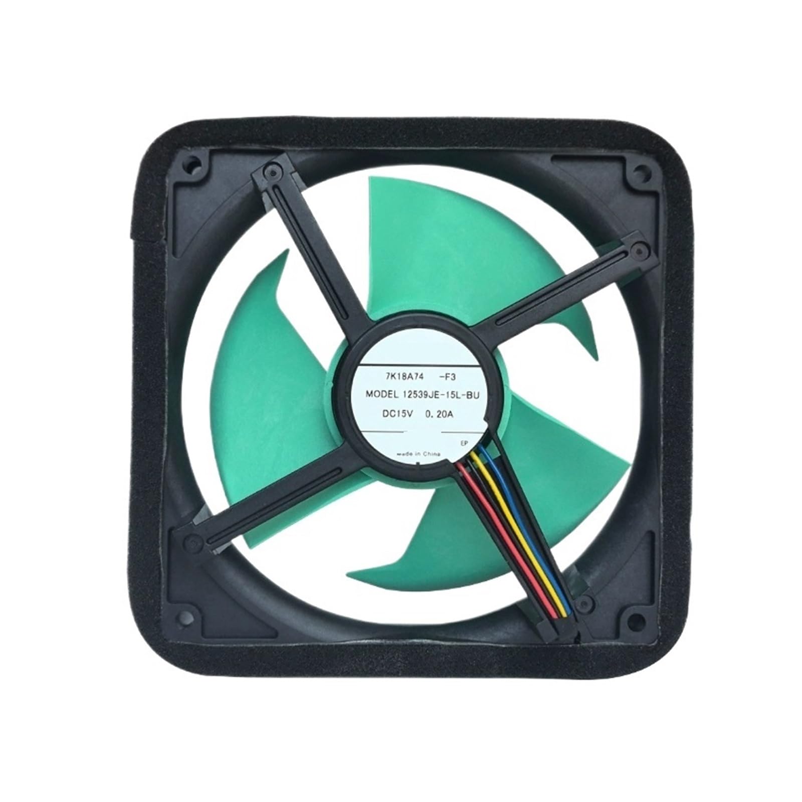 GJEXXPTST 125 * 39MM 12539JE-15L-BU DC15V 0.20A Cooling Fan