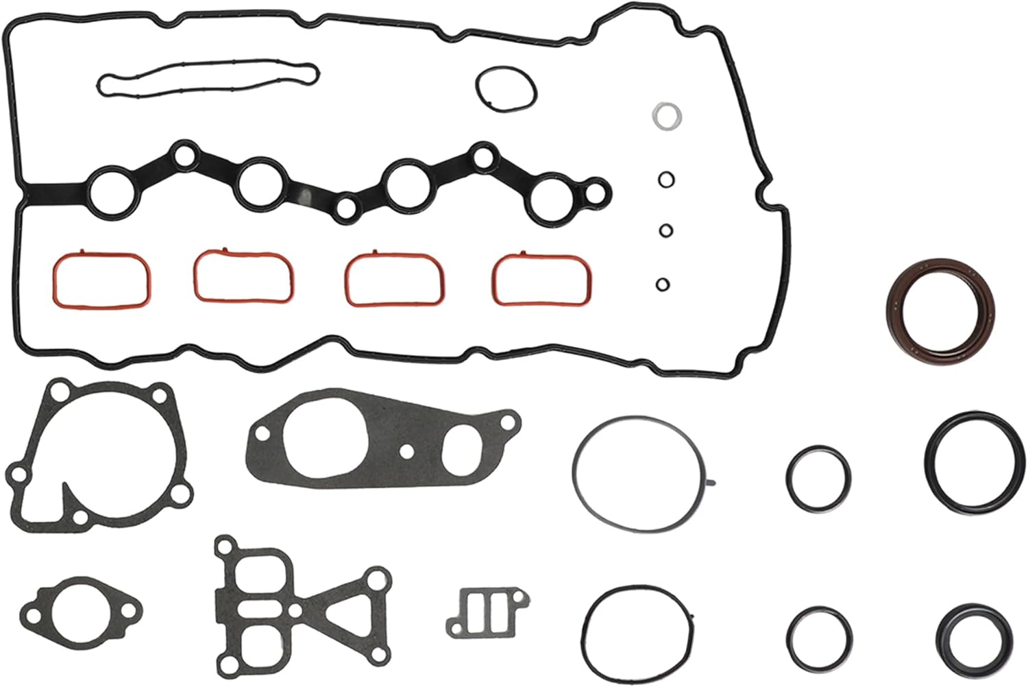G4KJ 2.4 Engine Rebuild Overhaul Kit w/Crankshaft Connecting Rods Piston Ring Kit Main & Rod Bearings Fit For Hyundai Tucson Sonata Kia Sorento Optima 2.4L 2011-2020 23040-2G500 23111-2G200