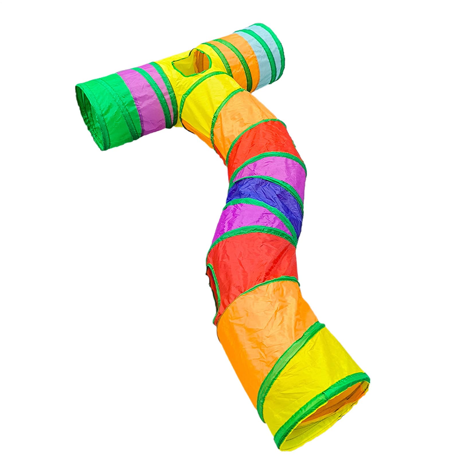 Tubo para gatos – para gatos de interior plegable | Casa con agujero con bola para juegos en casa y exteriores Accesorios para mascotas