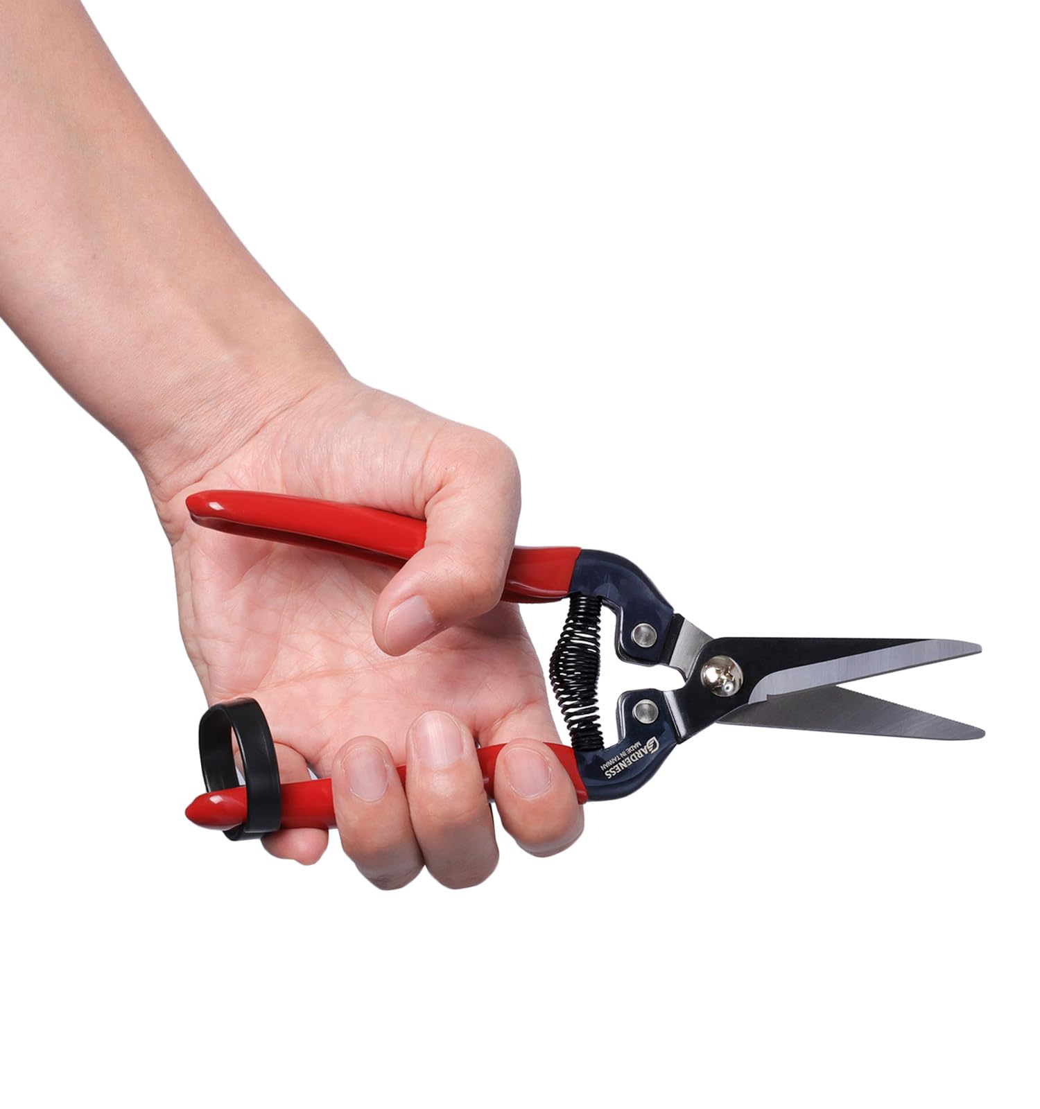 Gardeness SK5 Floral Scissors, Ultra Sharp Straight Pruning Shears – Garden Snips & Flower Clippers for Stems, Leaves, Bonsai and Fruit Picking, Lightweight Effort‑Saving Gardening Scissors (1 Pack)