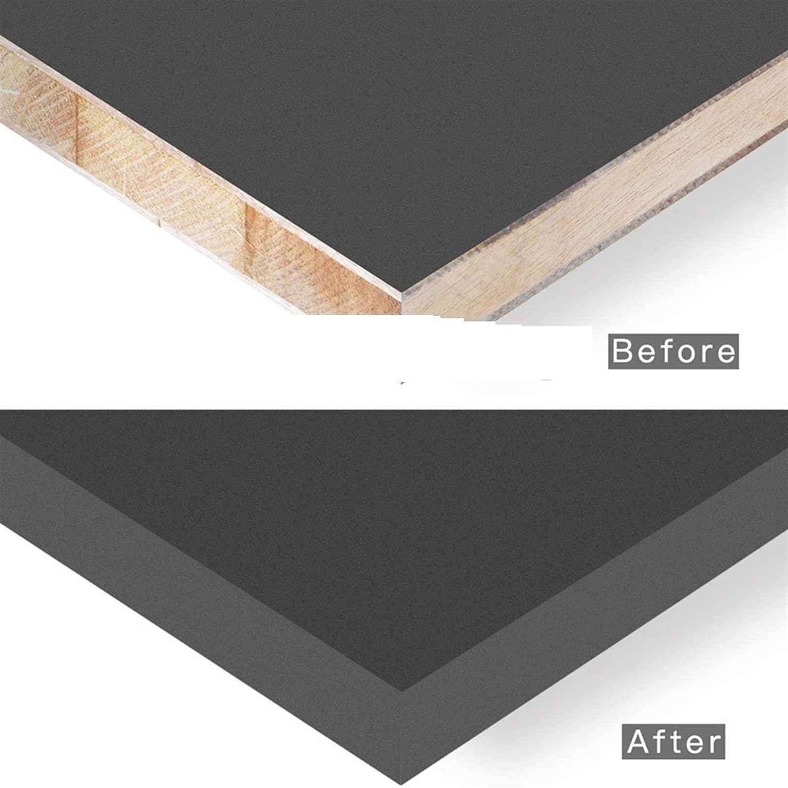 UNMAR Schwarzes Melamin-Kantenband 2,2 X 7,6 M – Vorgeklebt & Bügelfähig Für Möbel