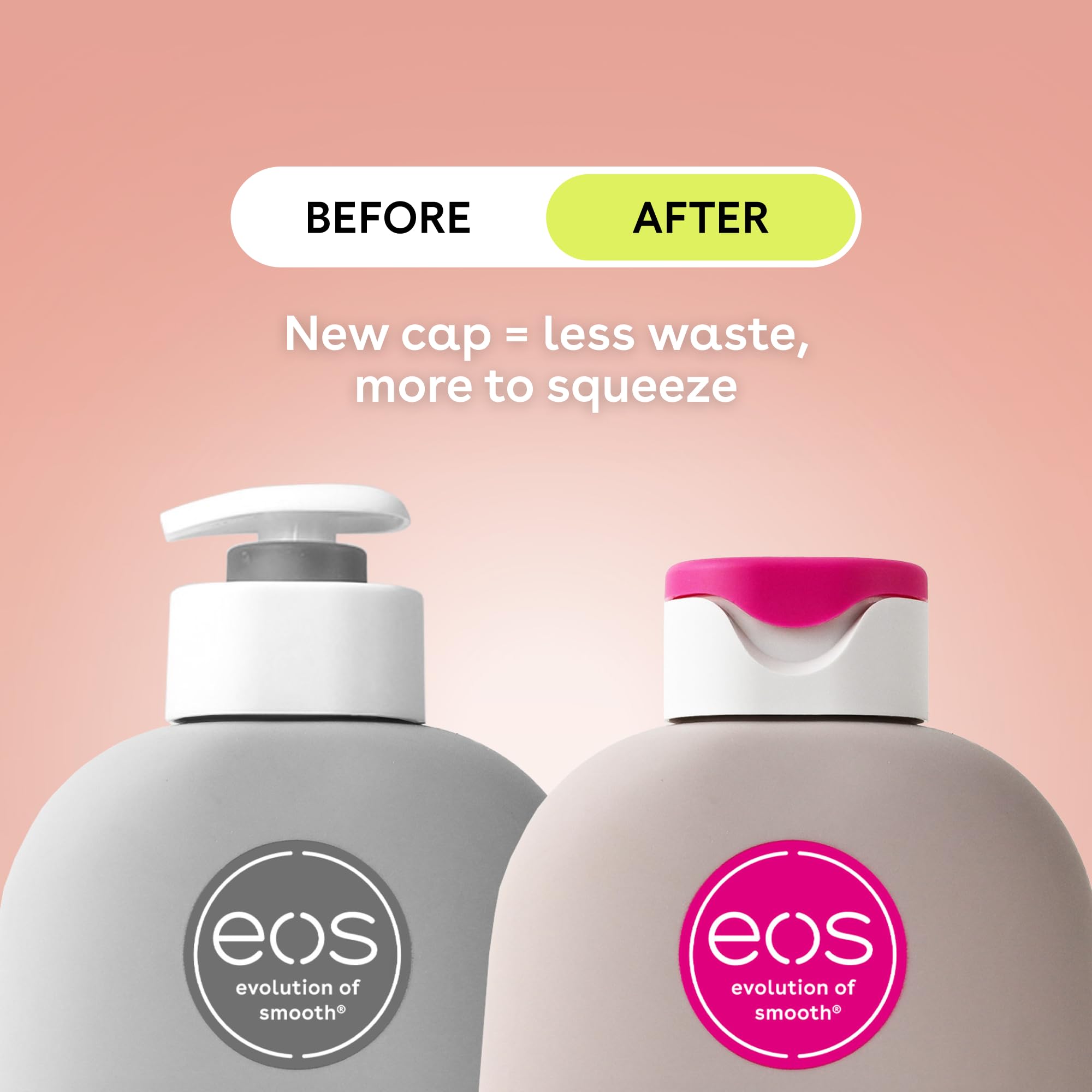 eos Loción corporal Shea Better - Agua de coco, cuidado hidratado de la piel durante 24 horas, ligera y no grasa, hecha con manteca de karité natural, vegana, 473 ml
