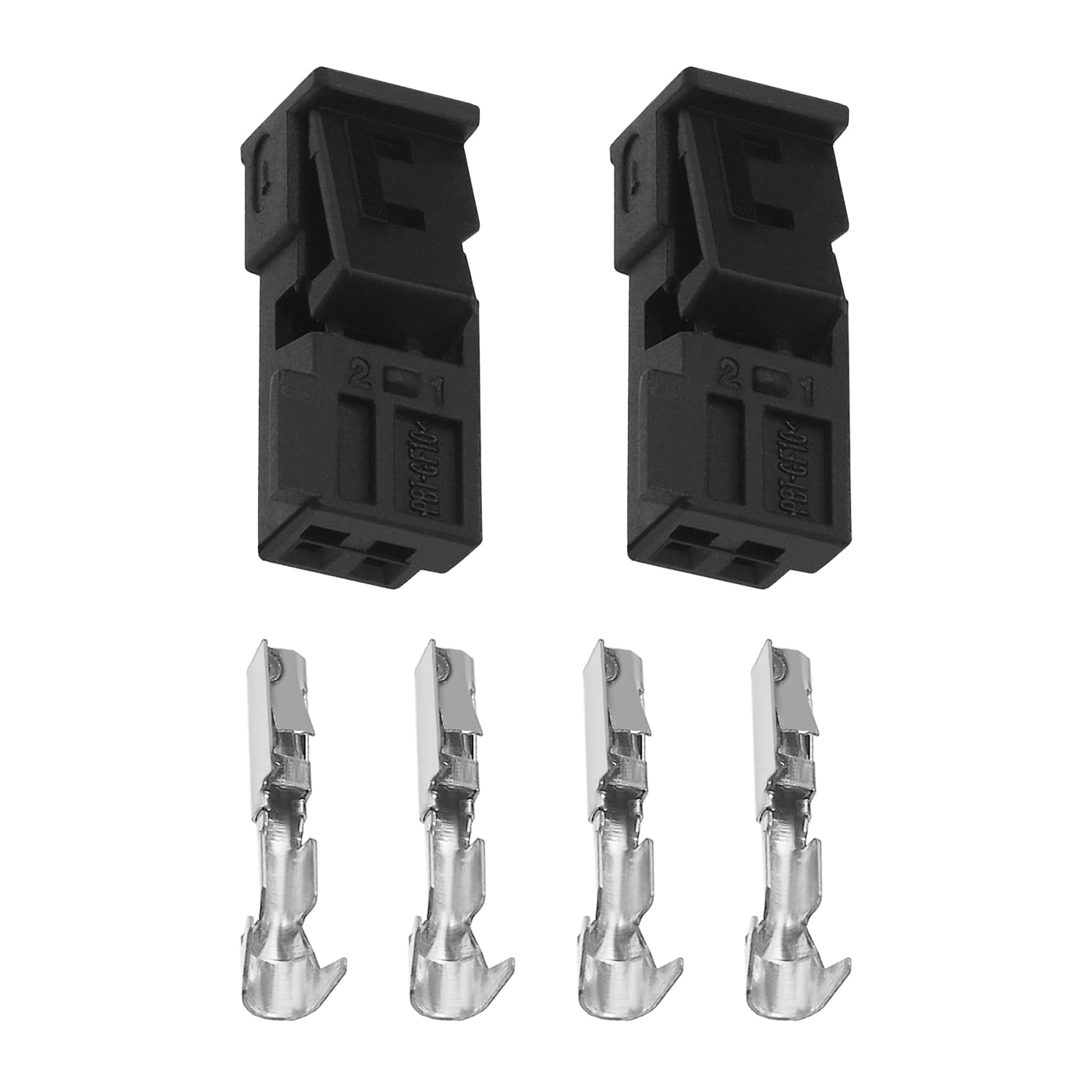 eMagTech 2-Pack 2 Pin Waterproof Automotive Electrical Connector Plug (A0305452828)
