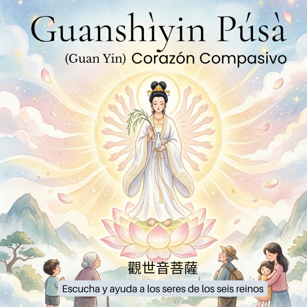 Guanshìyin Púsà (Guan Yin) – Corazón compasivo: La que escucha y ayuda a los seres de los seis reinos