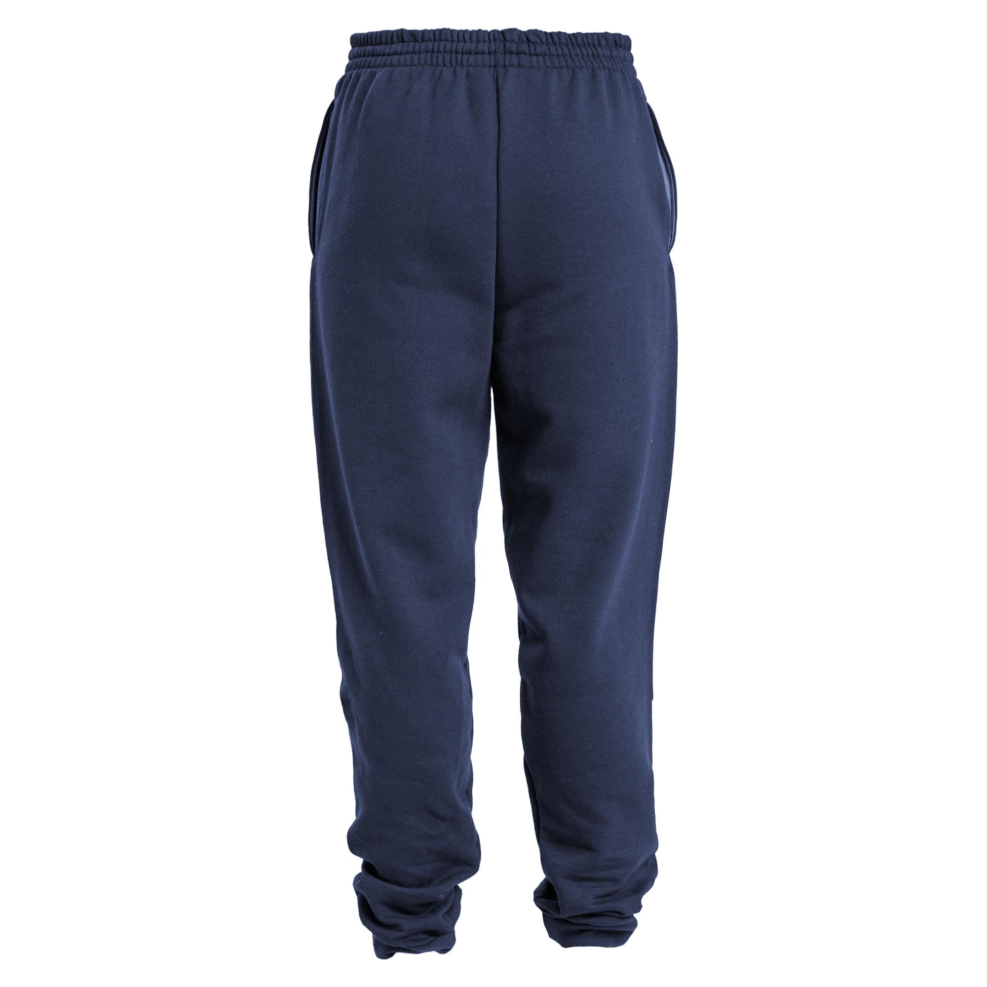 Campus Lab Western Washington University Primary Logo Team Color Hip Print Unisex Jogger Sweatpants with Pockets for Men and Women, Navy, Medium