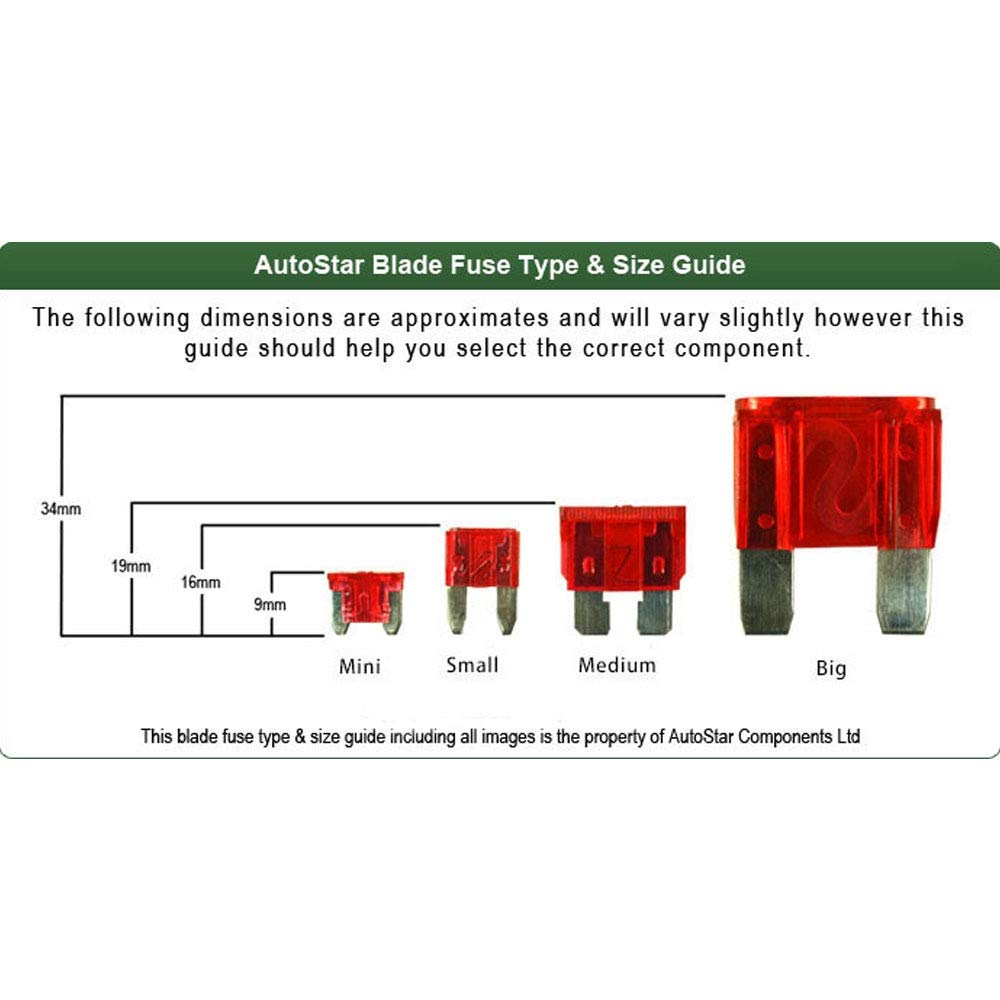 TMP1105 10PCS 35A Inserti for fusibili automatici di medie dimensioni Compresse for assicurazione auto Fusibile medio con fusibile for inserti for auto lampada